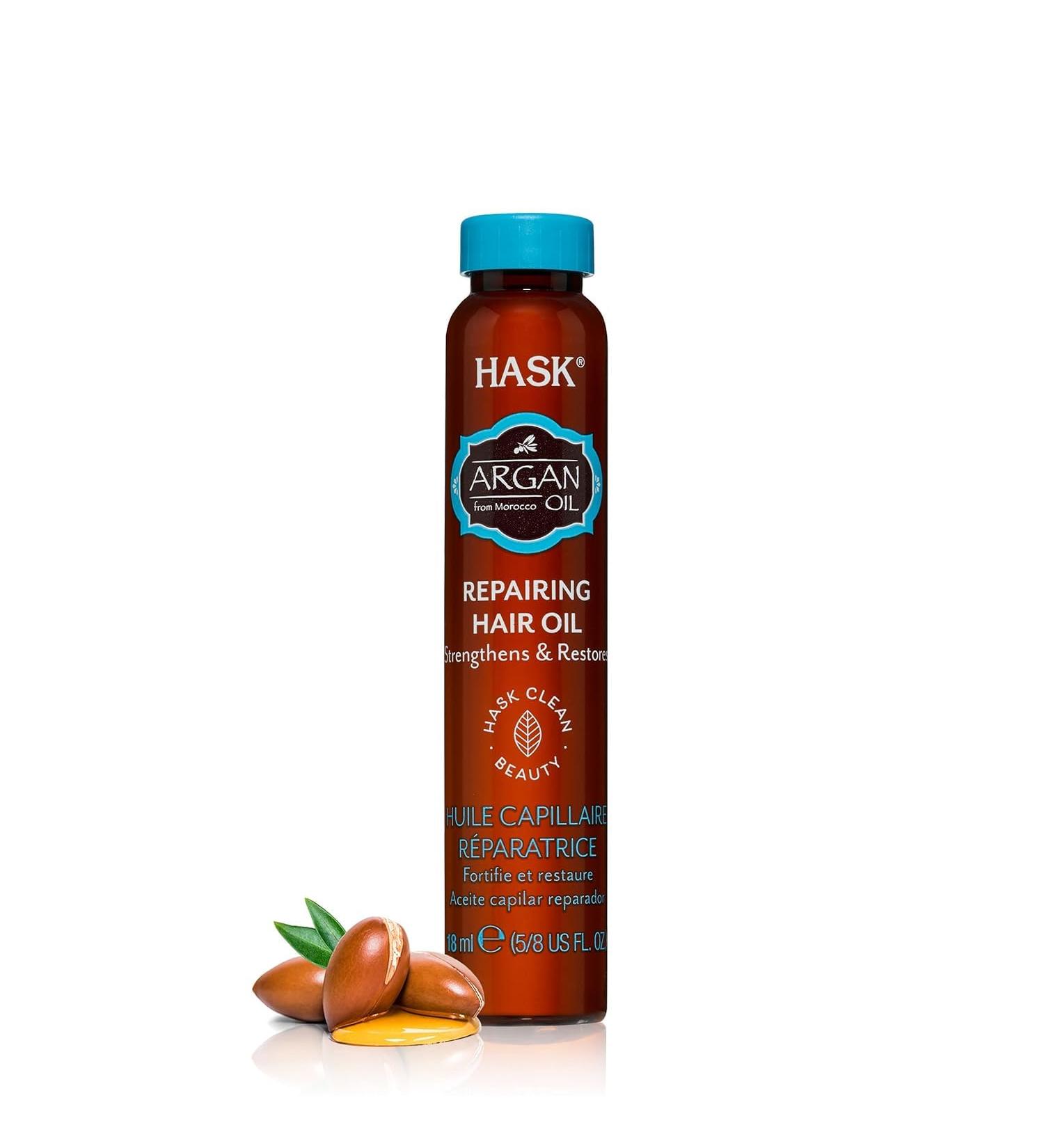 HASK Argan Oil Nursing Oil 18 ml - Nourish & Repair Hair | International Shipping Available - Buy Online on SooperMarket.com