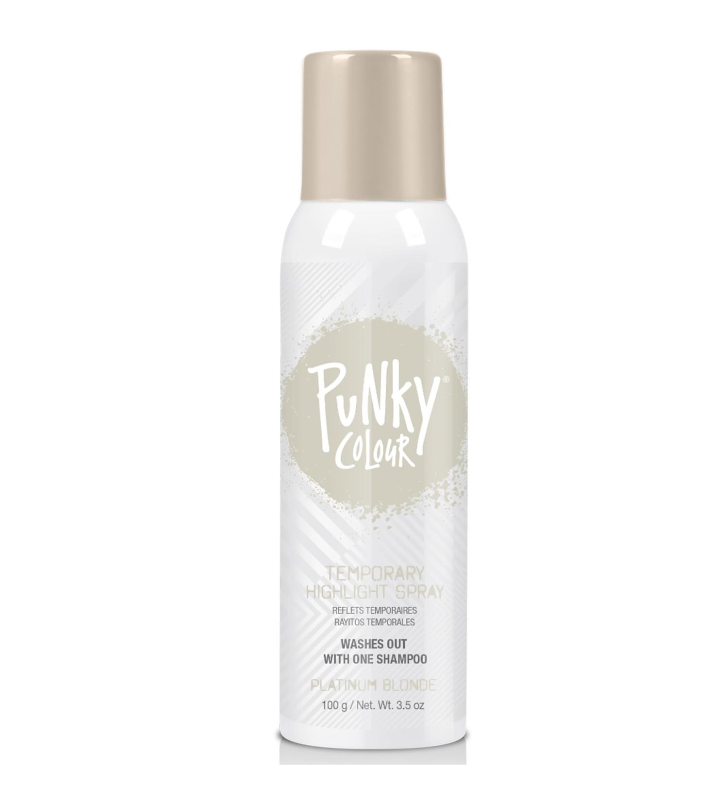 Punky Temporary Hair Highlight Spray Platinum Blonde 3.5 oz 1-Pack 3.5 Ounce (Pack of 1) Platinum Blonde - Buy Online on SooperMarket.com