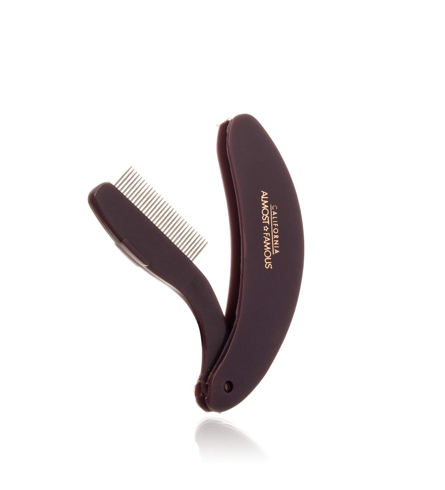 Almost Famous Foldable Eyelash Comb - Mini Eyelashes Separator Curler (Purple) - Buy Online on SooperMarket.com