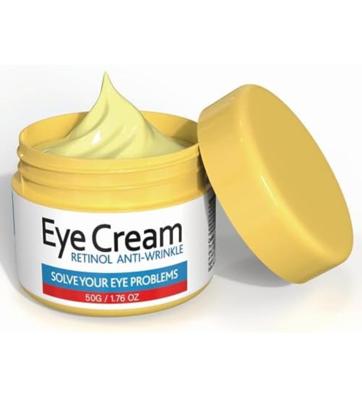 Buy Retinol Eye Cream for Dark Circles & Puffiness | Anti-Aging Under Eye Treatment - 1.76OZ/50G - Buy Online on SooperMarket.com