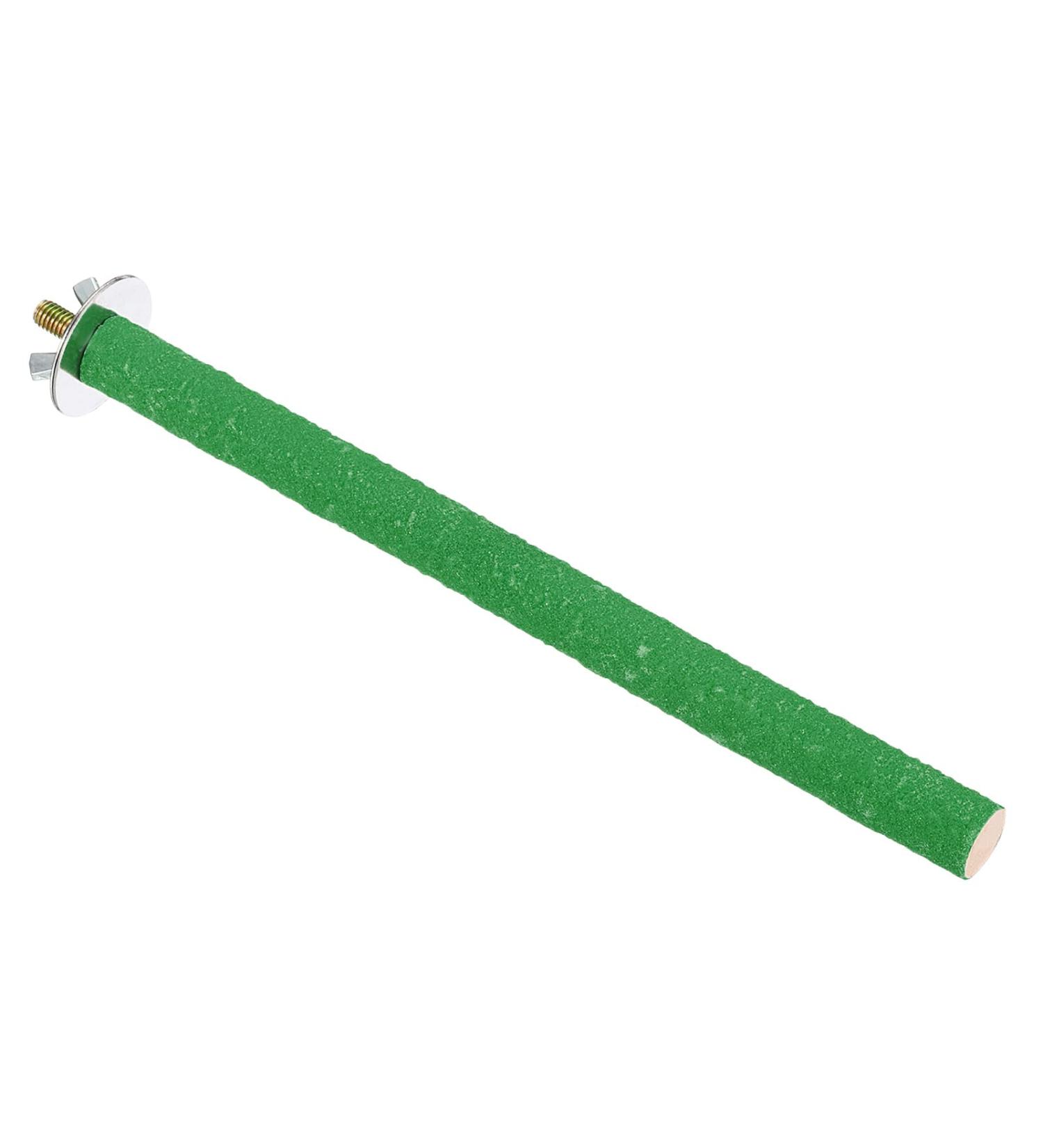 Patikil 0.6x7.9 Vogel Paw Bird Wood Perch Stand - Perfect Cage Accessory for Small Birds Parrots & Lovebirds - Green - Buy Online on SooperMarket.com