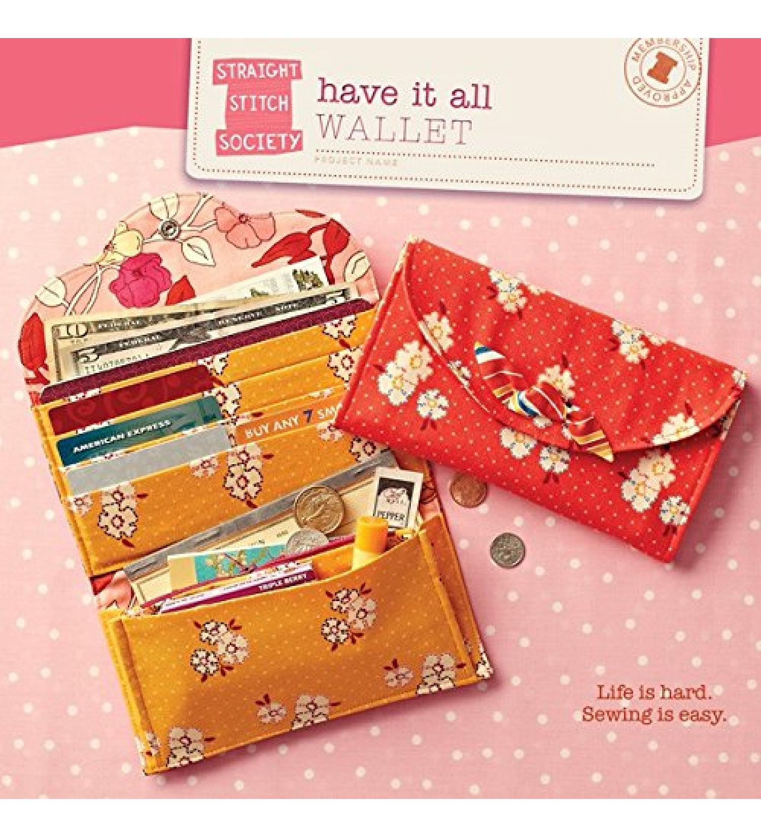 Have It All Wallet Sewing Pattern - DIY Accessory Project - Buy Online on SooperMarket.com