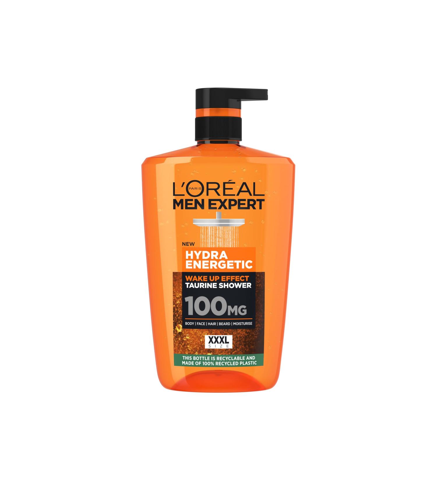L'Or al Men Expert Hydra Energetic Shower Gel Large XXXL 1L Hydra Energetic 1 l (Pack of 1) - Buy Online on SooperMarket.com