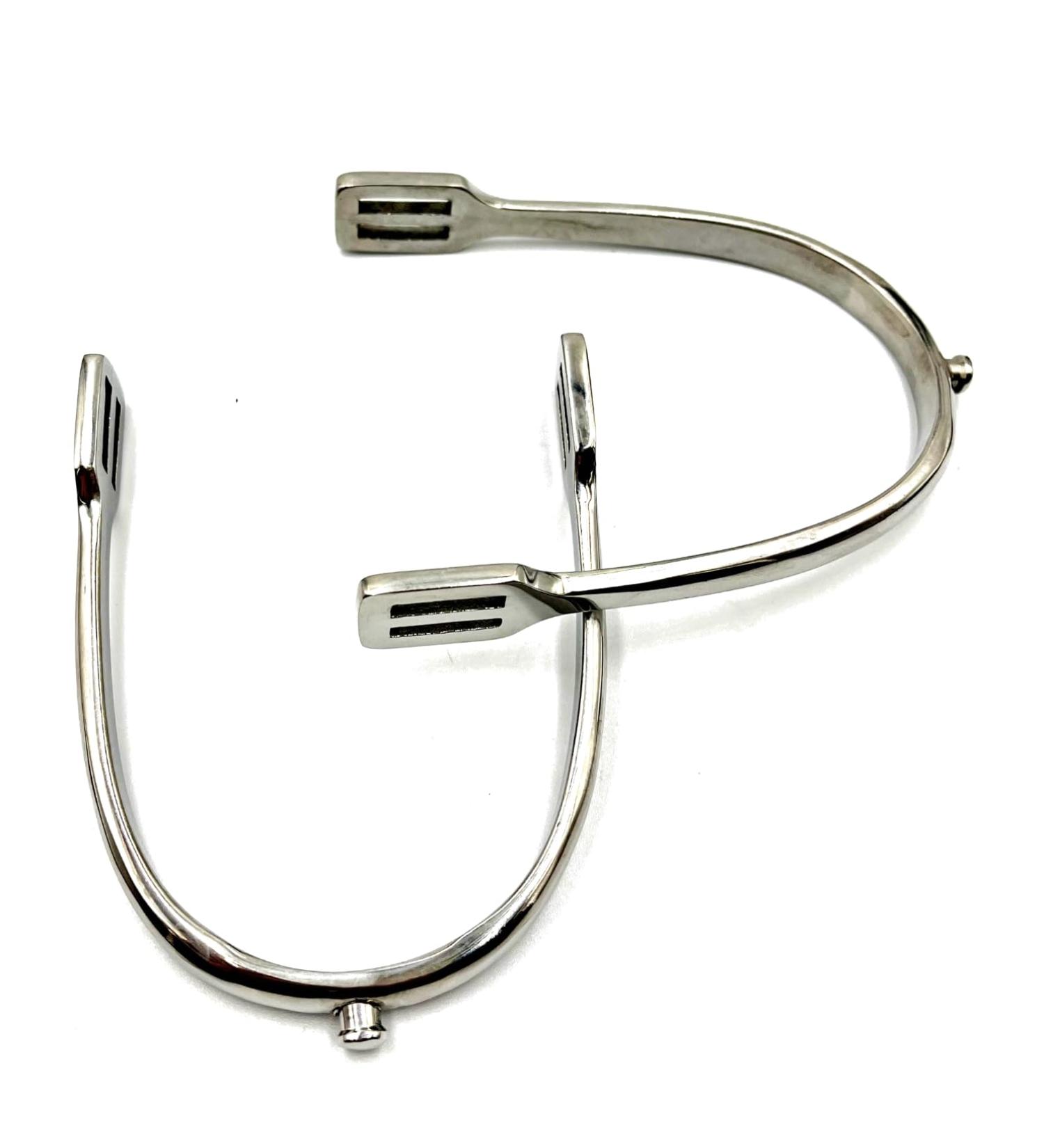 High-Quality Yes Horse Riding Spurs - Stainless Steel Unisex 5 Button Spurs for Equestrian Excellence - Buy Online on SooperMarket.com