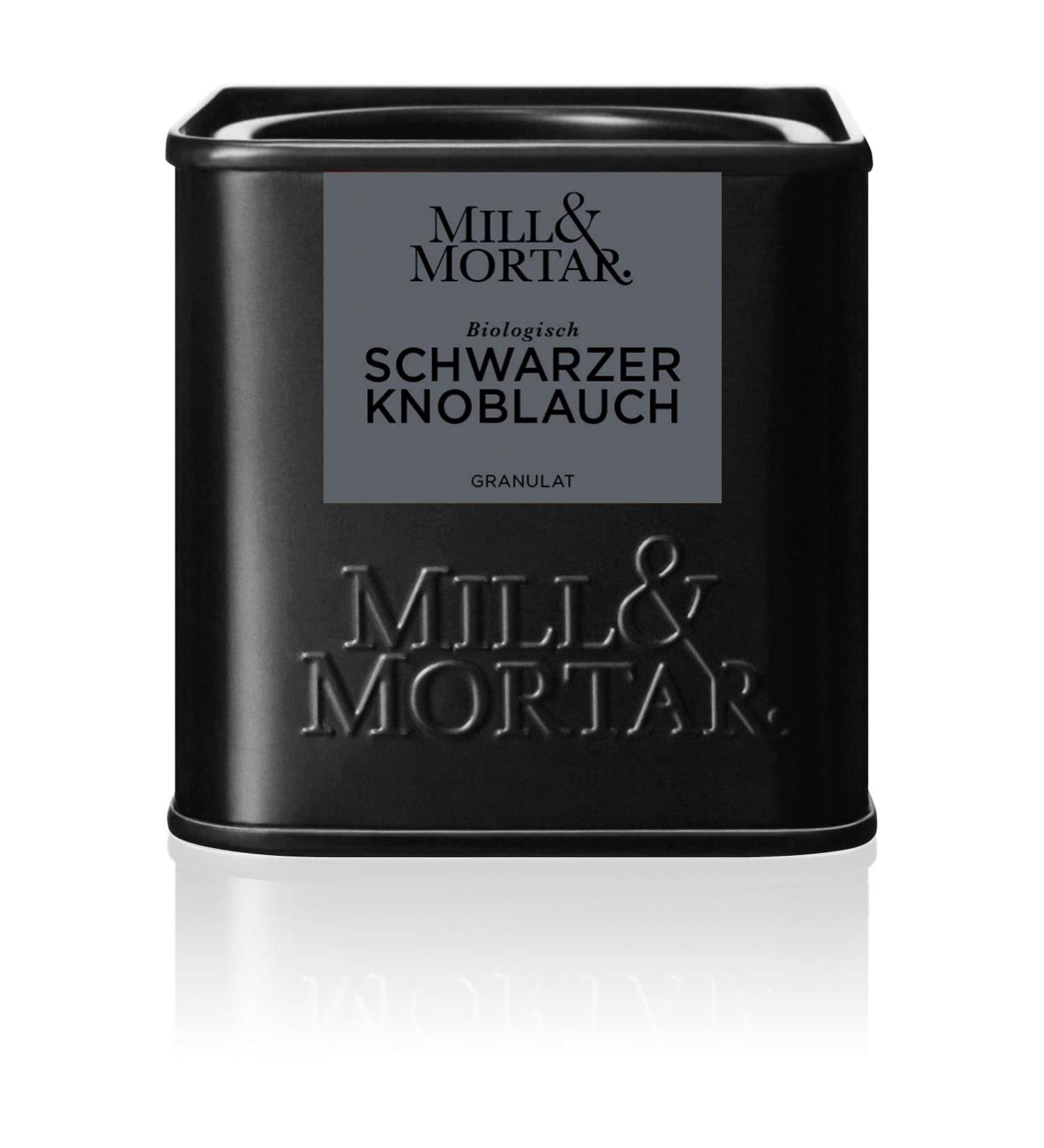 Mill & Mortar Black Garlic Granules - Organic - 40g | Premium Ingredient for Enhanced Flavor & Health Benefits - Buy Online on SooperMarket.com