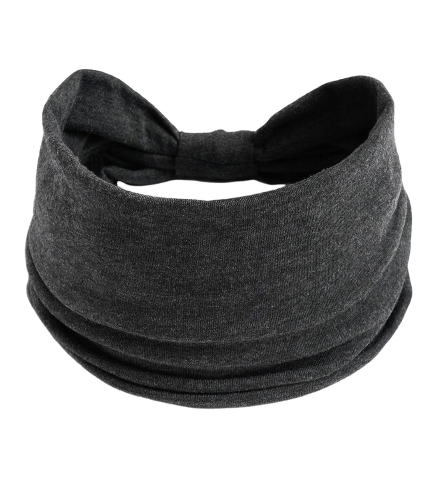 JSGHGDF Practical Headbands Woman Makeup and Washing Face Wide Headband Elastic Hairband for Woman Girls Skincare Headband Dark Grey - Buy Online on SooperMarket.com