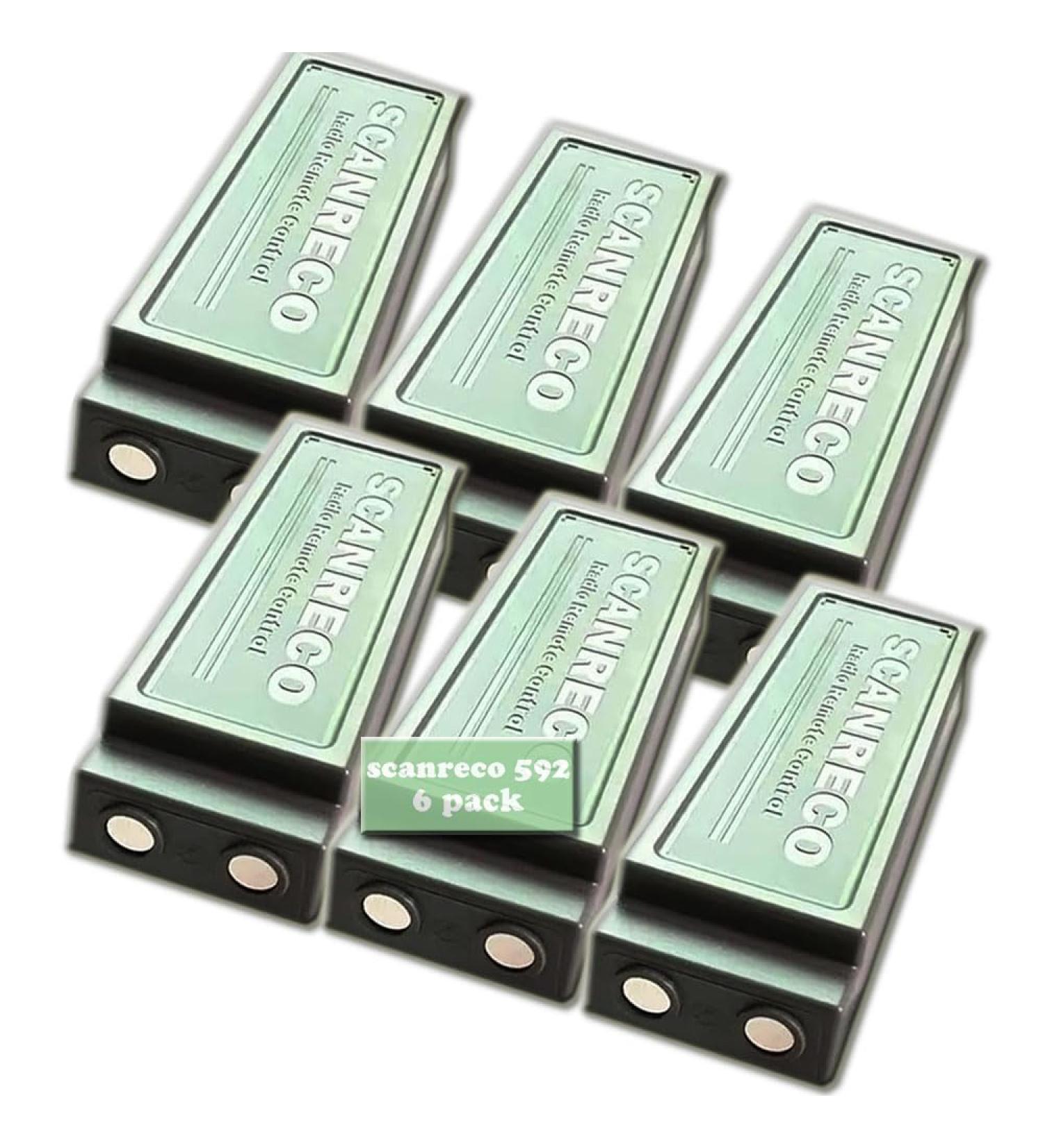2000mAh 7.2V NiMH Battery 6 Pack - Compatible Replacement for Scanreco 590 592 RSC7220 EA2512 & More | International Shipping Available - Buy Online on SooperMarket.com