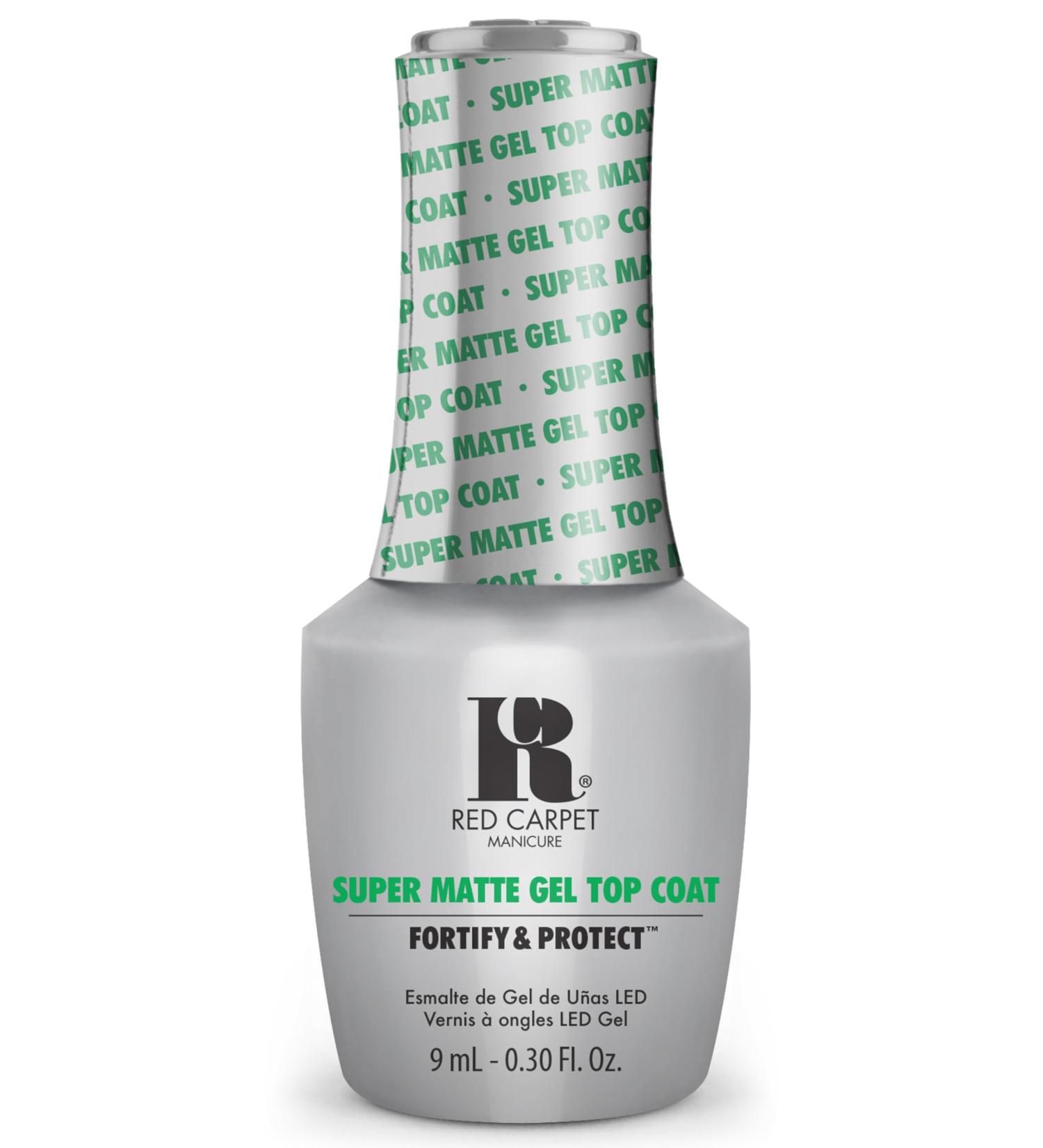 Red Carpet Manicure Fortify & Protect Super Matte Top Coat | Top Coat Essentials | Matte Gel Nail Top Coat Top Coat Gel Nail Polish | 0.30 Fl. Oz. - Buy Online on SooperMarket.com