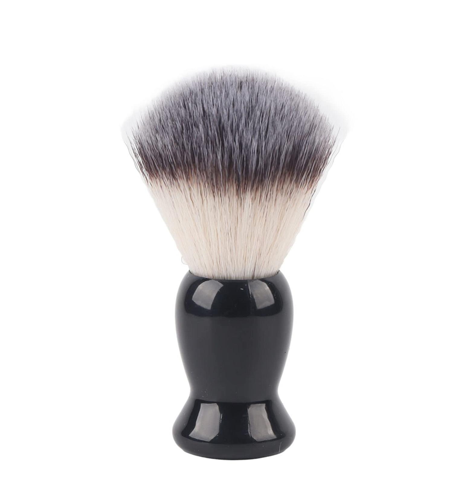 Men's Professional Shaving Brush & Hair Cleaning Brush - Wooden Handle Grooming Essential for Salon & Home Use - Buy Online on SooperMarket.com