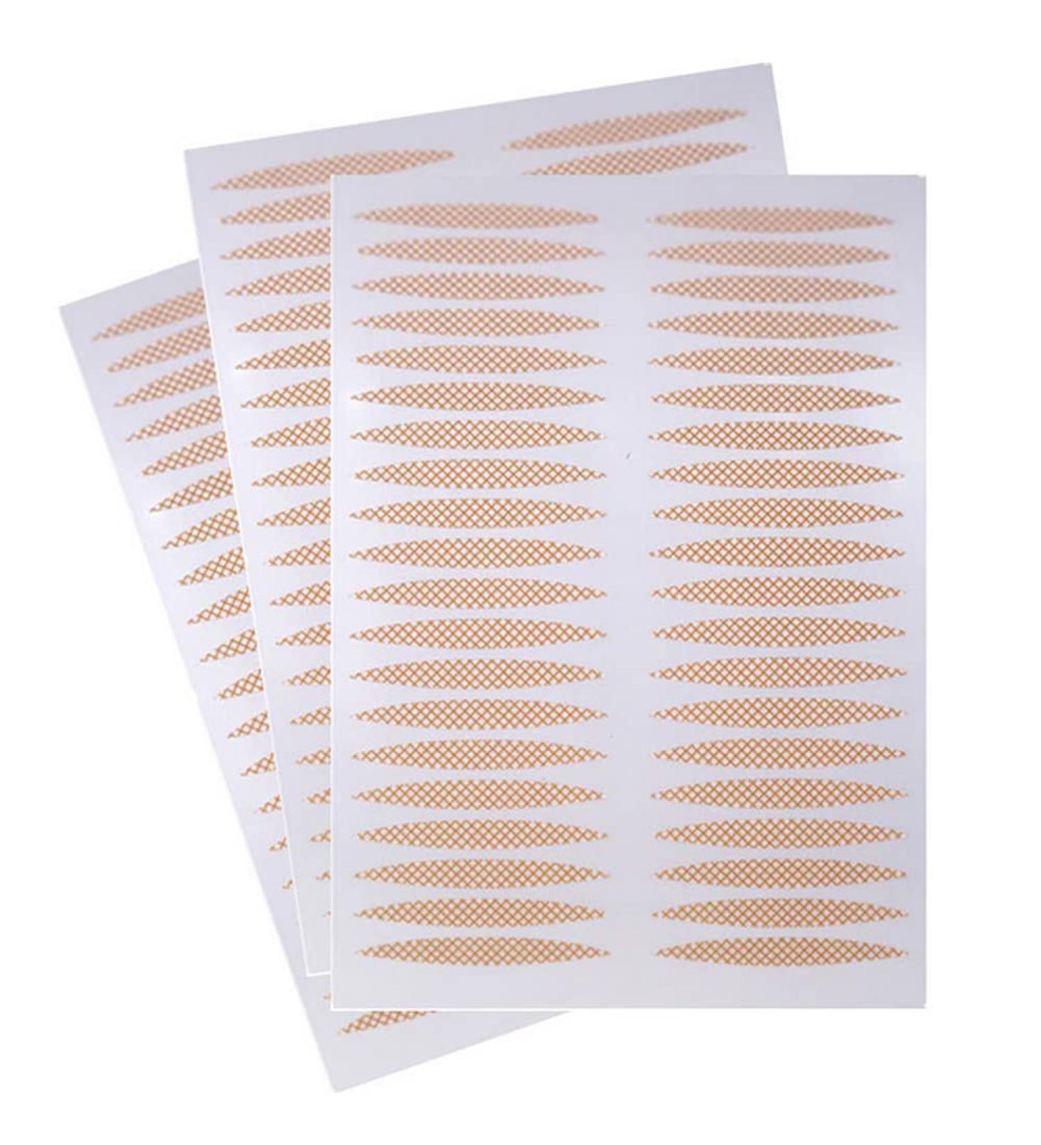 800PCS Single-Sided Lace Mesh Eyelid Tape Stickers - Waterproof & Invisible Double Eye Tape for Natural Long-Lasting Makeup - Self-Adhesive Tools - Buy Online on SooperMarket.com