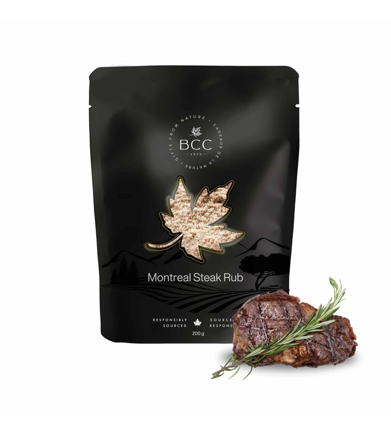 Montreal Inspired Steak Seasoning and Rub Savory Blend with Dill Coriander Kosher Salt Black Pepper Garlic Onion Paprika Thyme Rosemary and Parsley | Non-GMO Gluten-Free No MSG | BBQ Rubs and Spices for Smoking Grilling and Roasting - Buy Online on SooperMarket.com