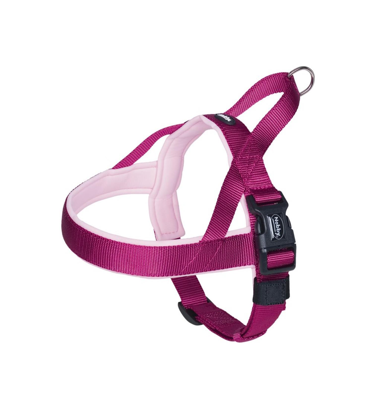 Nobby Norwegian Classic Preno Harness - Raspberry/Pink Size L (60-76 cm) | Durable & Stylish Dog Harness for International Shipping - Buy Online on SooperMarket.com