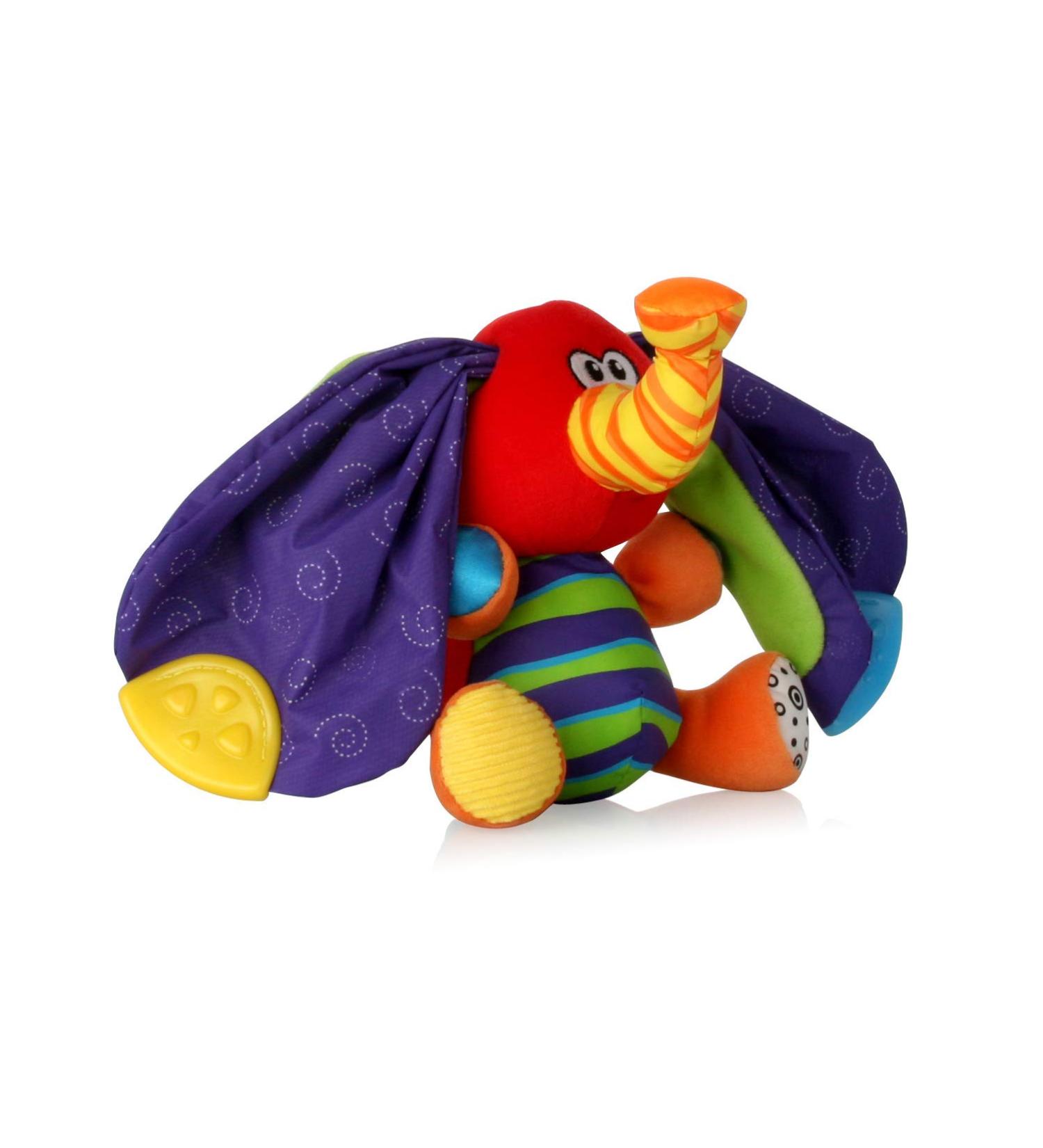 Nuby Teether Tugz Elephant - Soothing and Safe Teething Toy for Babies - Buy Online on SooperMarket.com