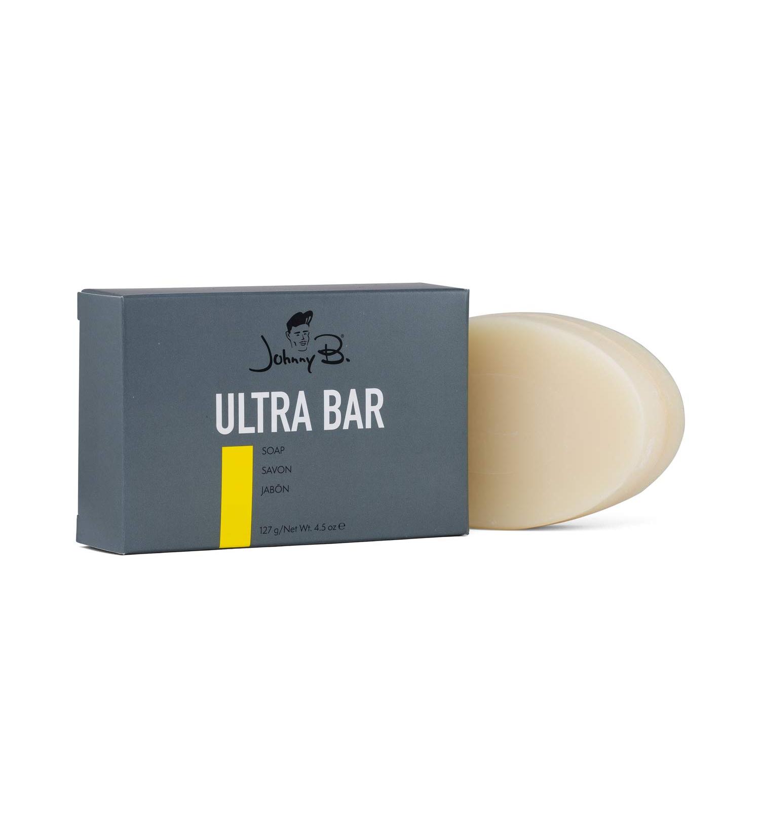 JOHNNY B. Professional Ultra Bar Soap for Men - 4 oz | Premium Men's Grooming Product - Fast International Shipping - Buy Online on SooperMarket.com