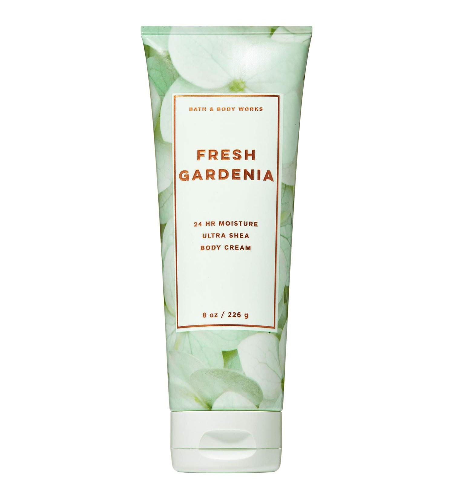 Bath and Body Works FRESH GARDENIA Ultra Shea Body Cream 8 Ounce (2019 Edition)