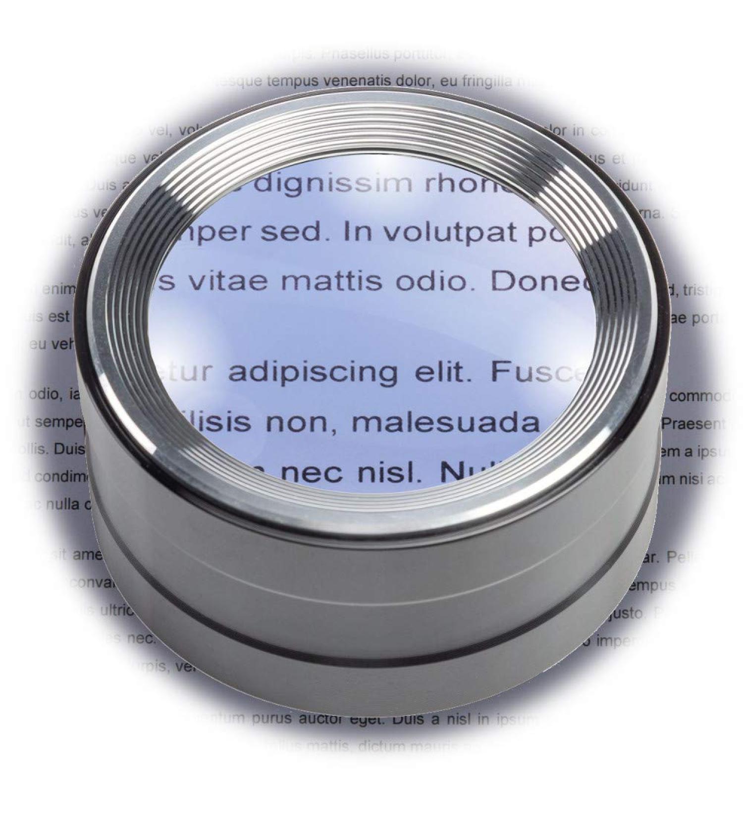 Magnifying Dome Lighted Desktop Magnifier with Bright LED for Reading Books  fine Print  Studying maps  Projects  Coins  Acts as Desk Paperweight  Great for Seniors Black - Buy Online on SooperMarket.com