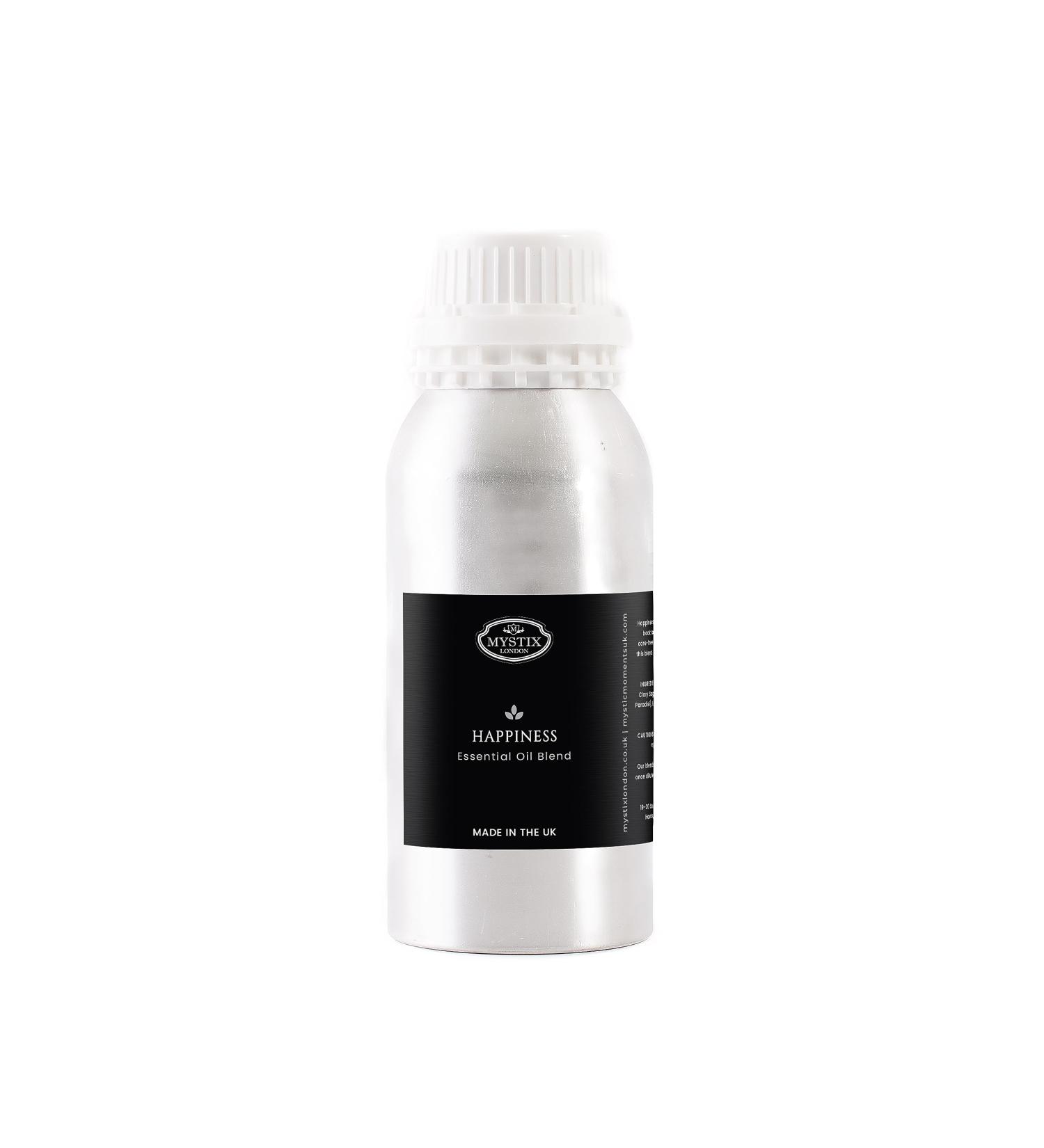 Mystix London Happiness Essential Oil Blend 500g - 100% Pure Aromatherapy Oil for Relaxation & Wellness - Buy Online on SooperMarket.com