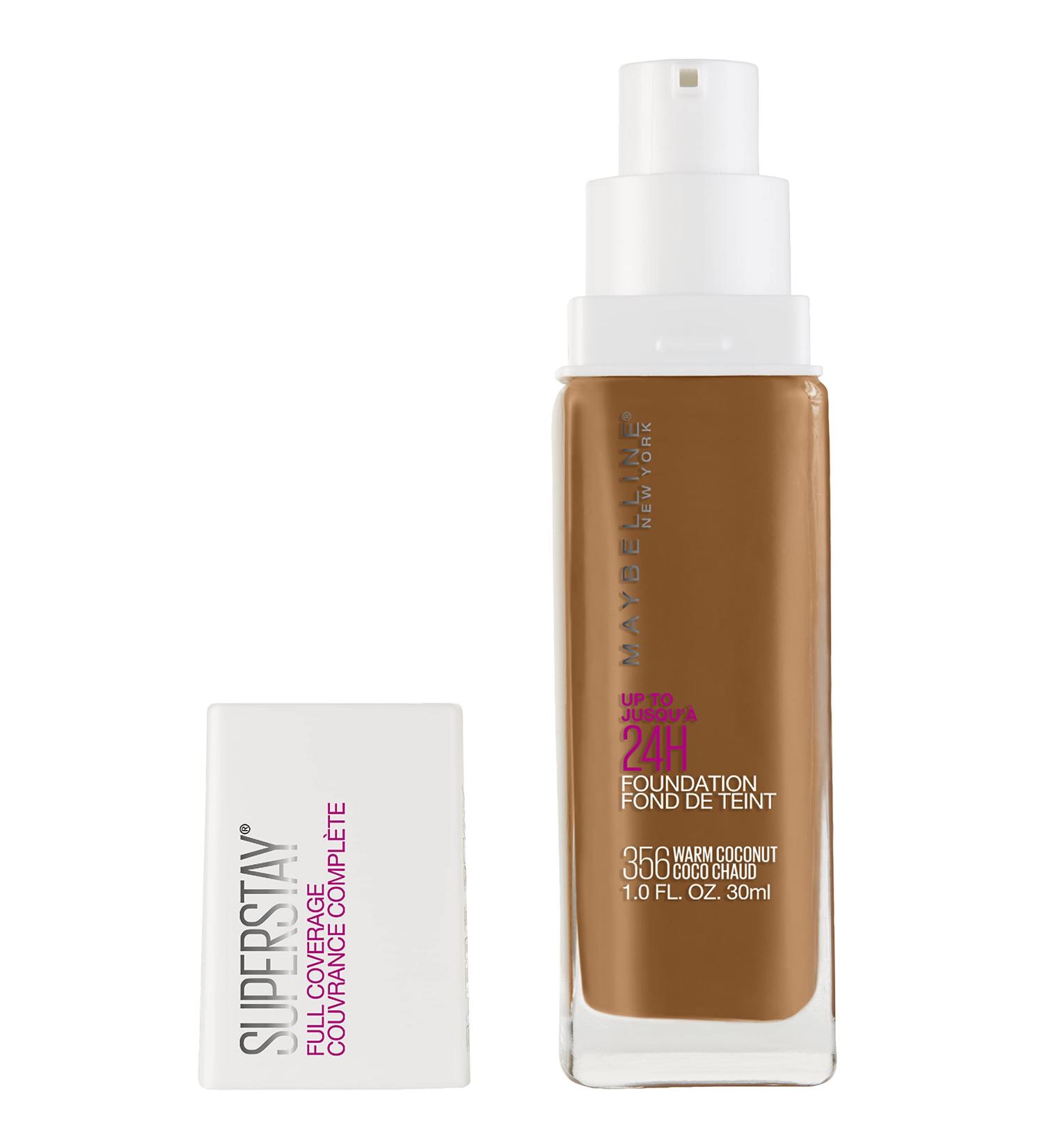 Maybelline Super Stay Full Coverage Liquid Foundation Makeup - Warm Coconut 1 Fl Oz (Pack of 1) - Buy Online on SooperMarket.com