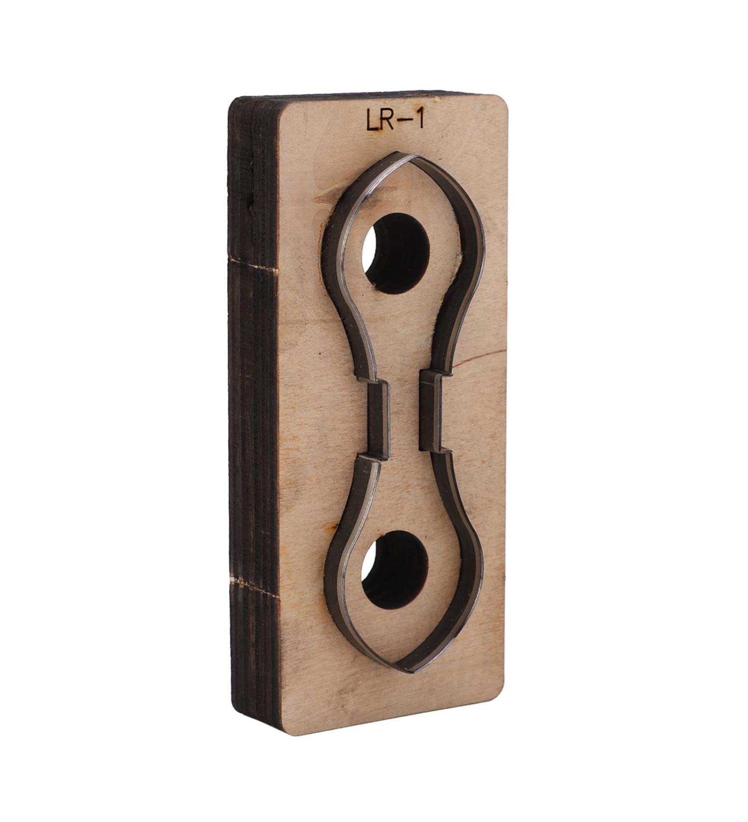 LR 1 Leather Metal Cutting Die - DIY Stamping Punching Cutter for Handmade Leather Craft - Buy Online on SooperMarket.com