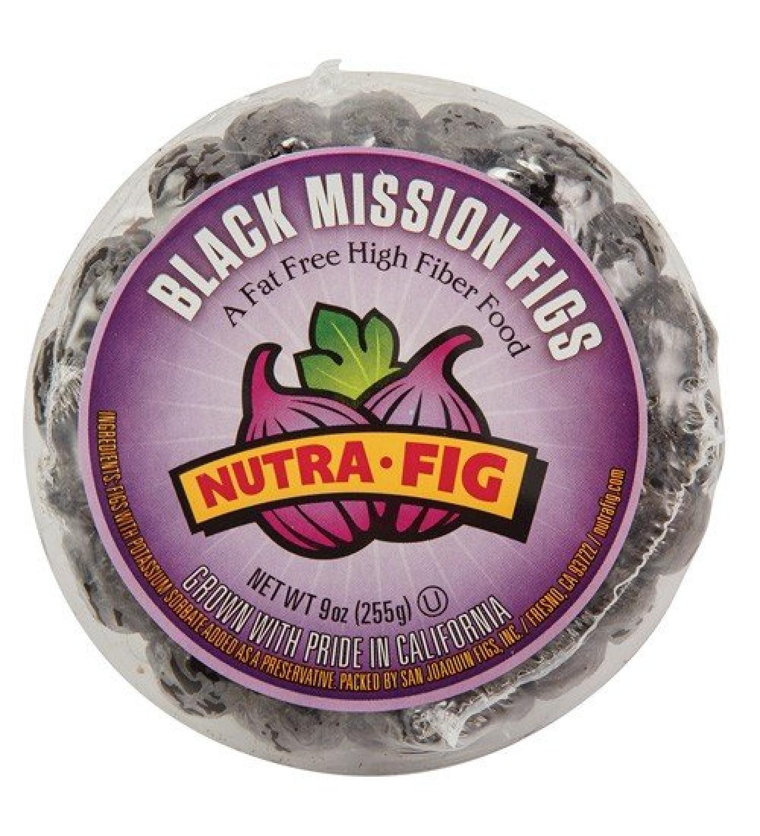 Organic Nutra Black Mission Figs 9 oz - Pack of 2 | Premium Quality Figs - Buy Online on SooperMarket.com