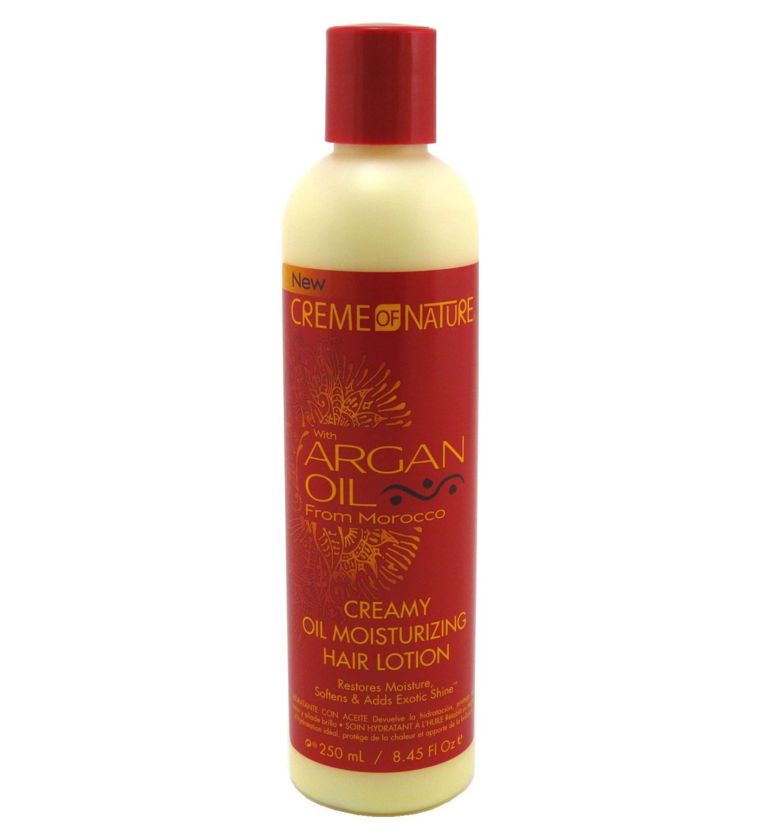 Creme of Nature Argan Oil Creamy Oil Moisturizer 8.45 Ounce (249ml) - 3 Pack - Buy Online on SooperMarket.com