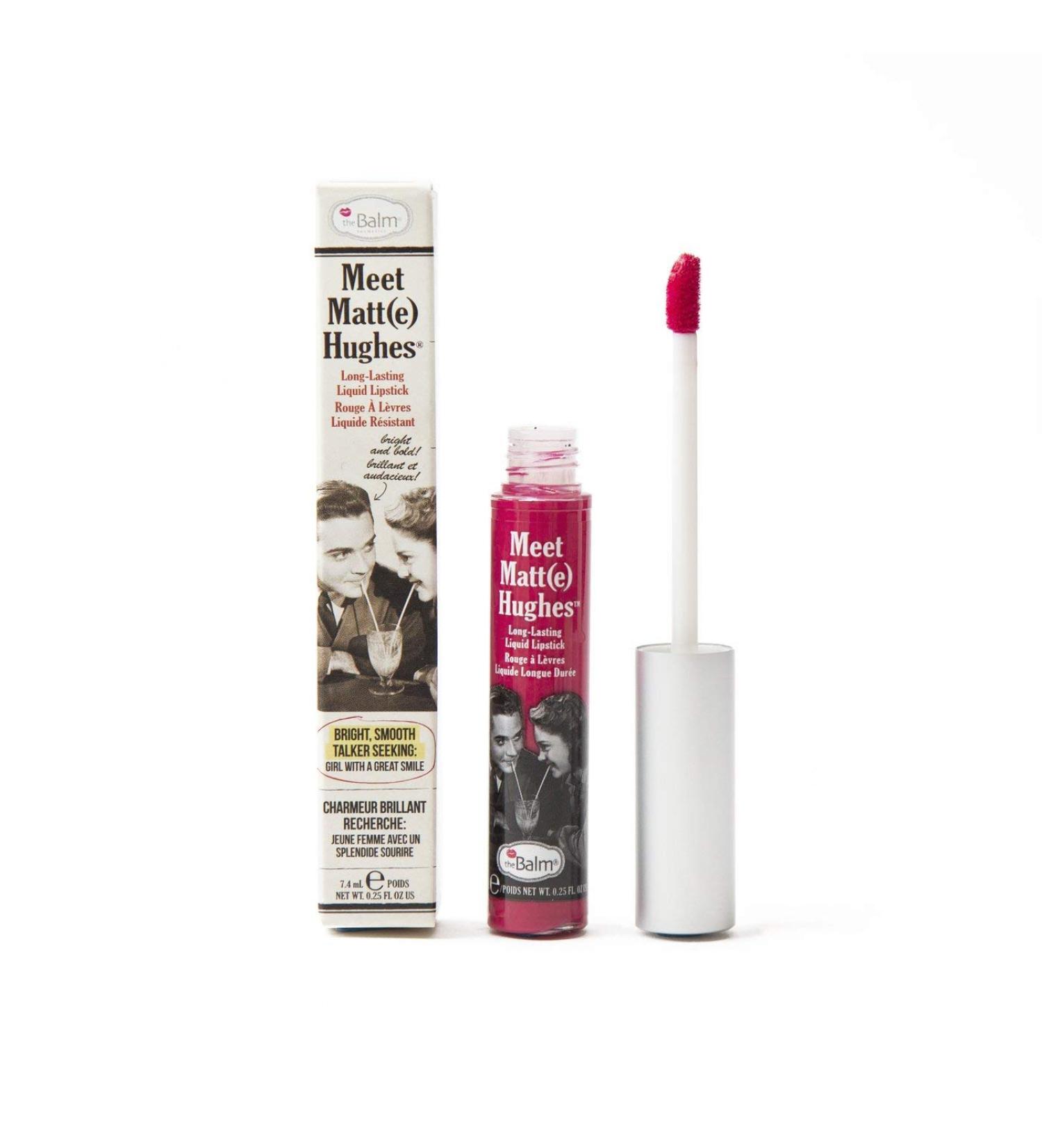 theBalm Meet Matt(e) Hughes Liquid Lipstick - Sentimental | Long-Lasting, 0.25 fl oz - Buy Online on SooperMarket.com