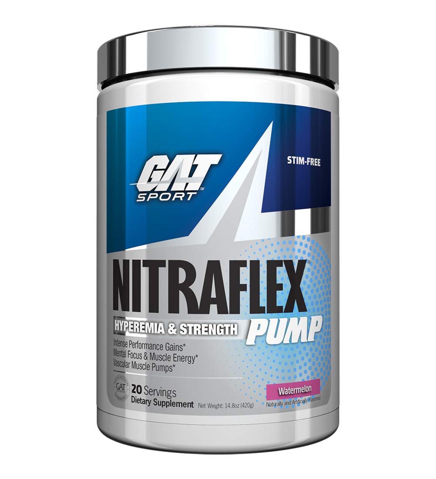 GAT Nitraflex Pump Watermelon 10 oz (284 g)