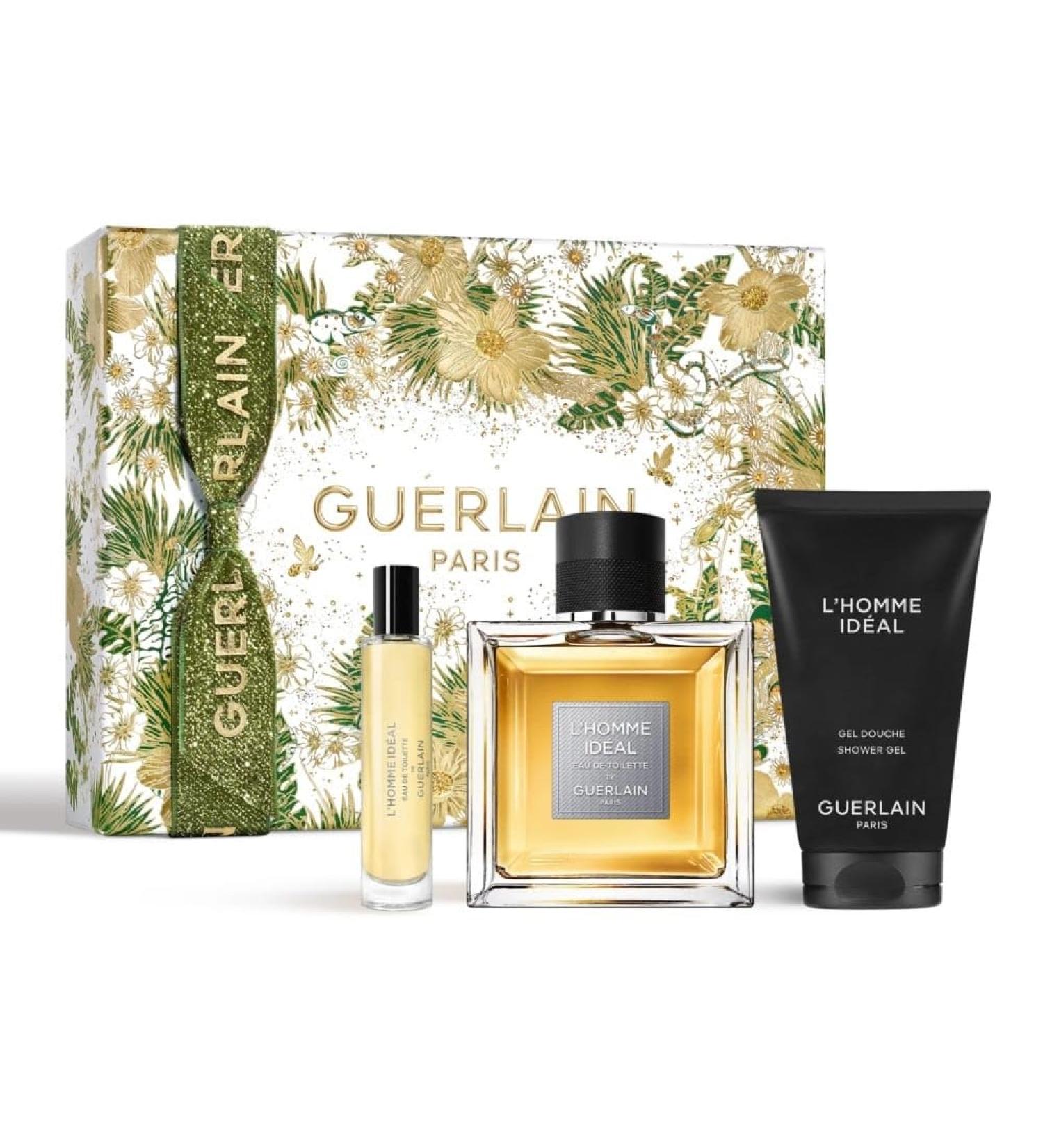 Guerlain Men's L'Homme Ideal Gift Set (Eau de Toilette 3.3 fl. oz + Eau de Toilette 0.33 fl. oz + Shower Gel 2.5 fl. oz)