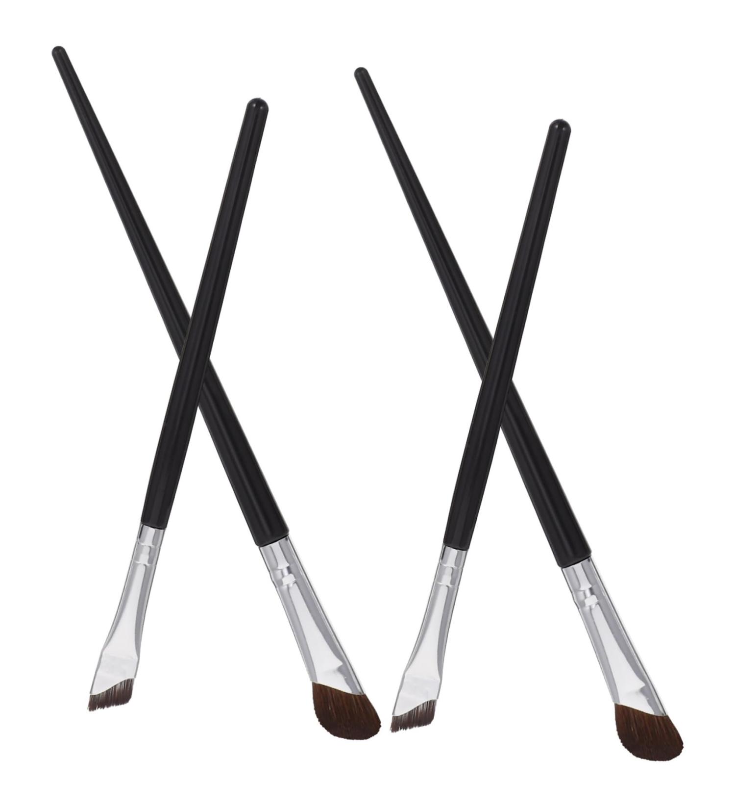 BELLIFFY 4 Pcs Angled Eyeliner Brush Eyeshadow Brush Angled Makeup Brush Small Concealer Brush Flat Concealer Brush Nose Contour Brush Brow Brush Under Eye Concealer Brush Cosmetic Brush - Buy Online on SooperMarket.com
