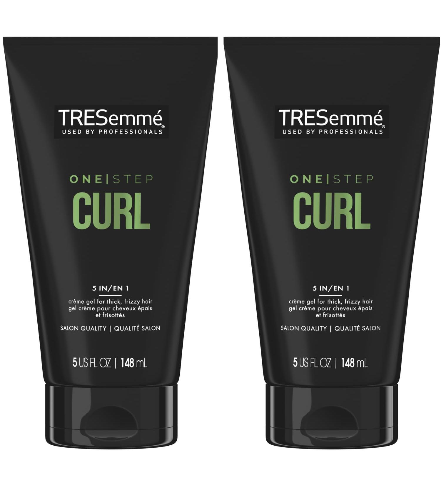TRESemm Hair Gel 5-in-1 Curl Cr me - Anti-Frizz & Anti-Humidity Curling Gel for Women Scented 5 Oz (Pack of 2) - International Shipping Available - Buy Online on SooperMarket.com