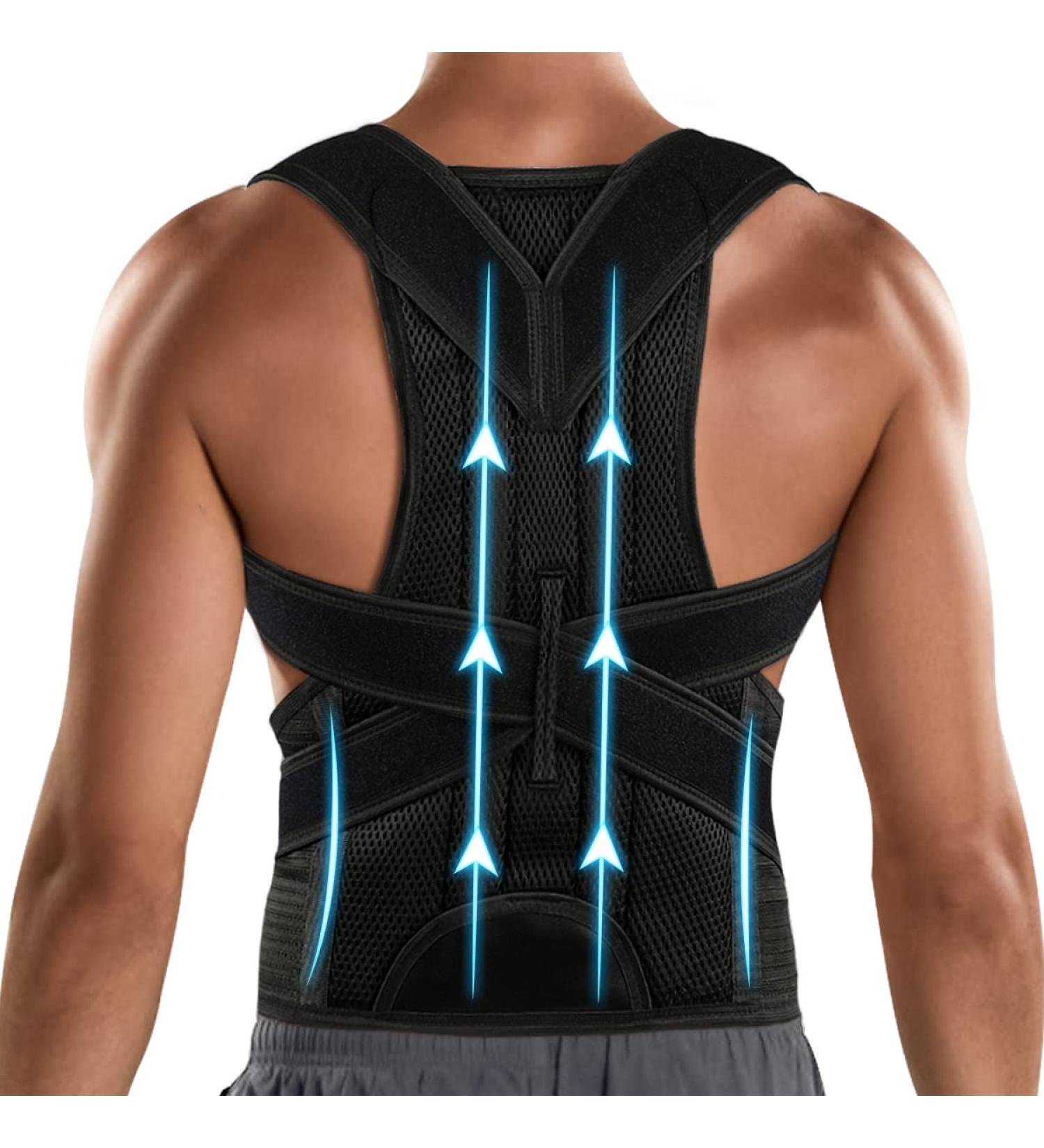Posture Corrector for Men&Women - Back Brace for Lumbar Support and Upright - Breathable Back Straightener Back Corrector Posture Improve and Neck Back Shoulder Pain Relieve (Small(24-29 Inches)) - Buy Online on SooperMarket.com