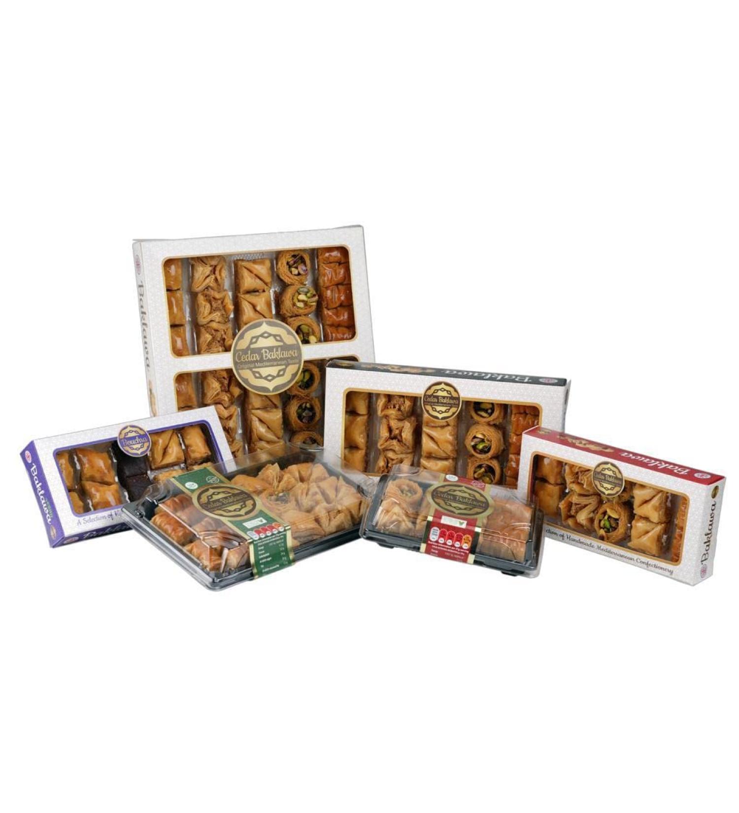 Cedar Handmade Baklava Turkish Dessert 215g x 2 (4) - Buy Online on SooperMarket.com