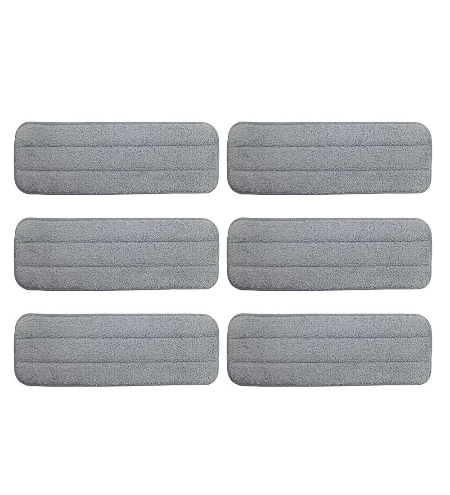 Mop for Deerma TB500 TB800 for Xiaomi for Mijia Water Spray Mop 360 Rotating Cloth Head Wooden Carbon Fiber Cloth (Color : 6 PCS) - Buy Online on SooperMarket.com