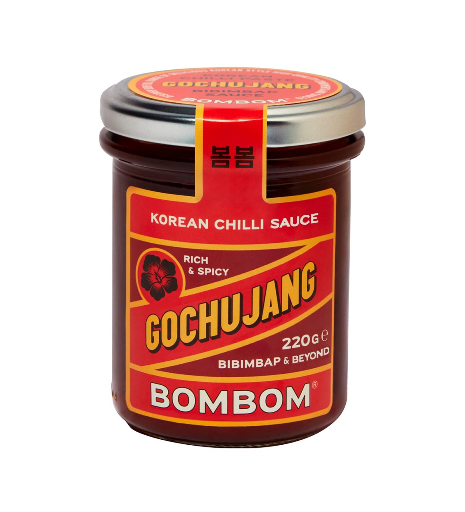 Bombom Gochujang Hot Pepper Paste Korean Chili Paste 220g Chilli & Hot Pepper Sauce - Buy Online on SooperMarket.com