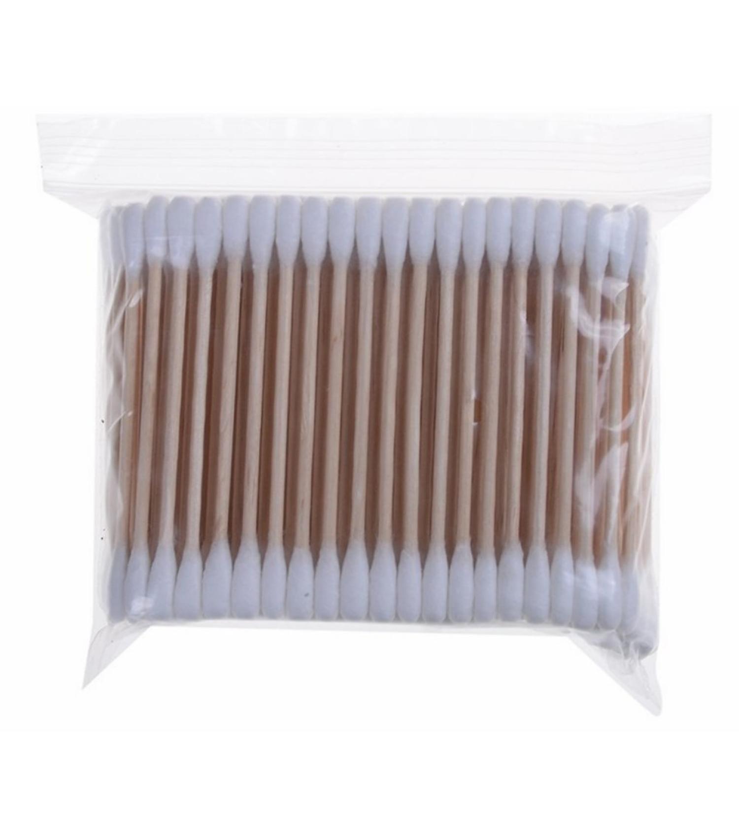 Buy Taonaisi 160 Cotton Swabs - Double Head Wooden Swabs for Makeup Ear Cleaning & Cosmetics Tools - International Shipping Available - Buy Online on SooperMarket.com