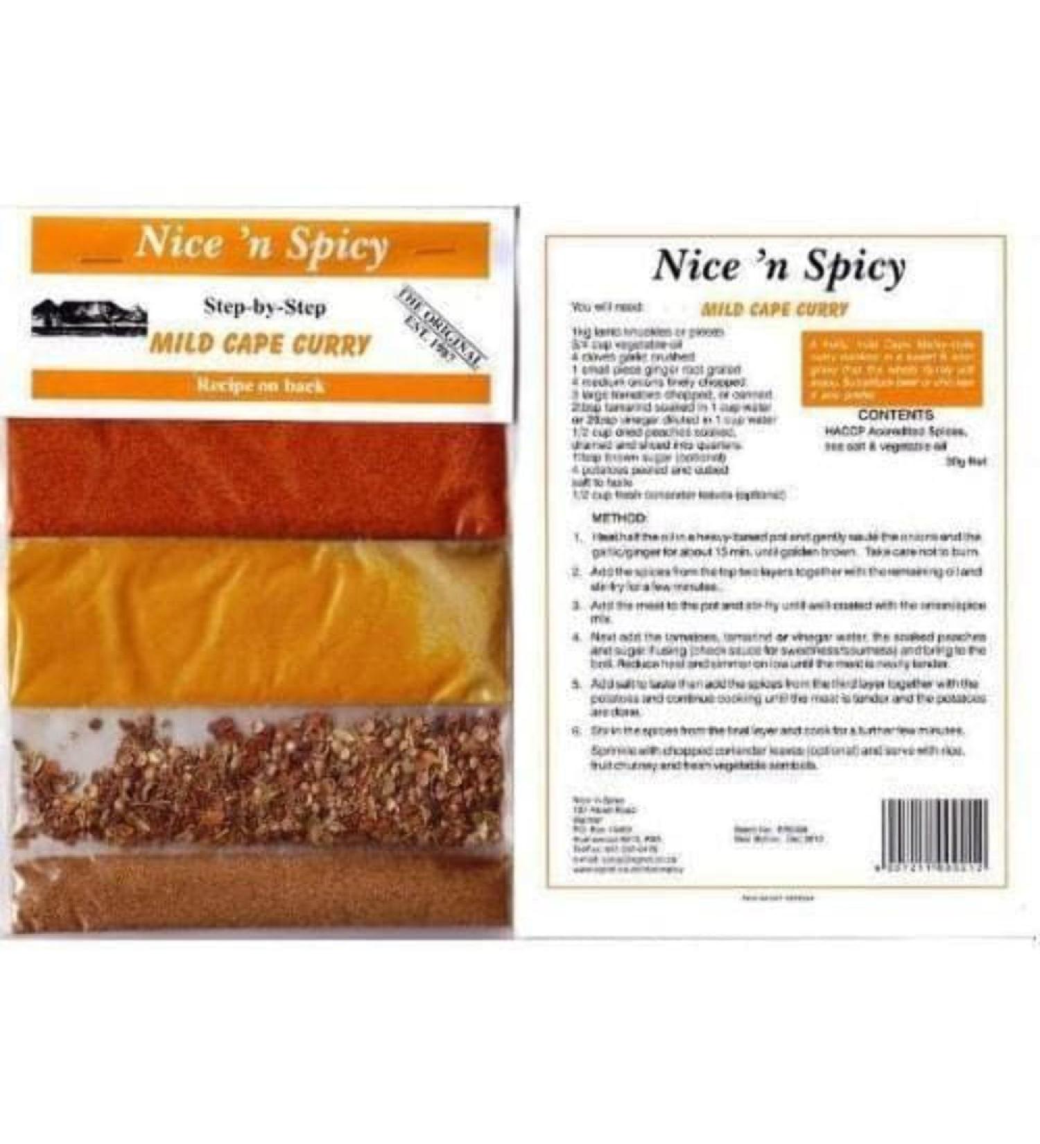Nice 'n Spicy Mild Cape Curry