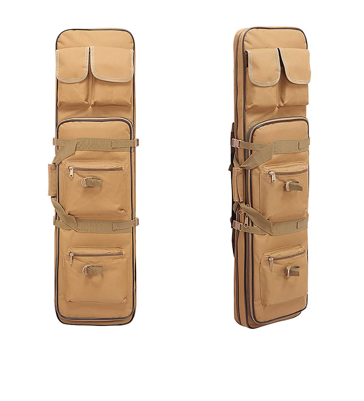 NAWAN Gun Bag Airsoft Storage Backpack | Tactical Rifle Box 37.4 Inch Khaki - Buy Online on SooperMarket.com