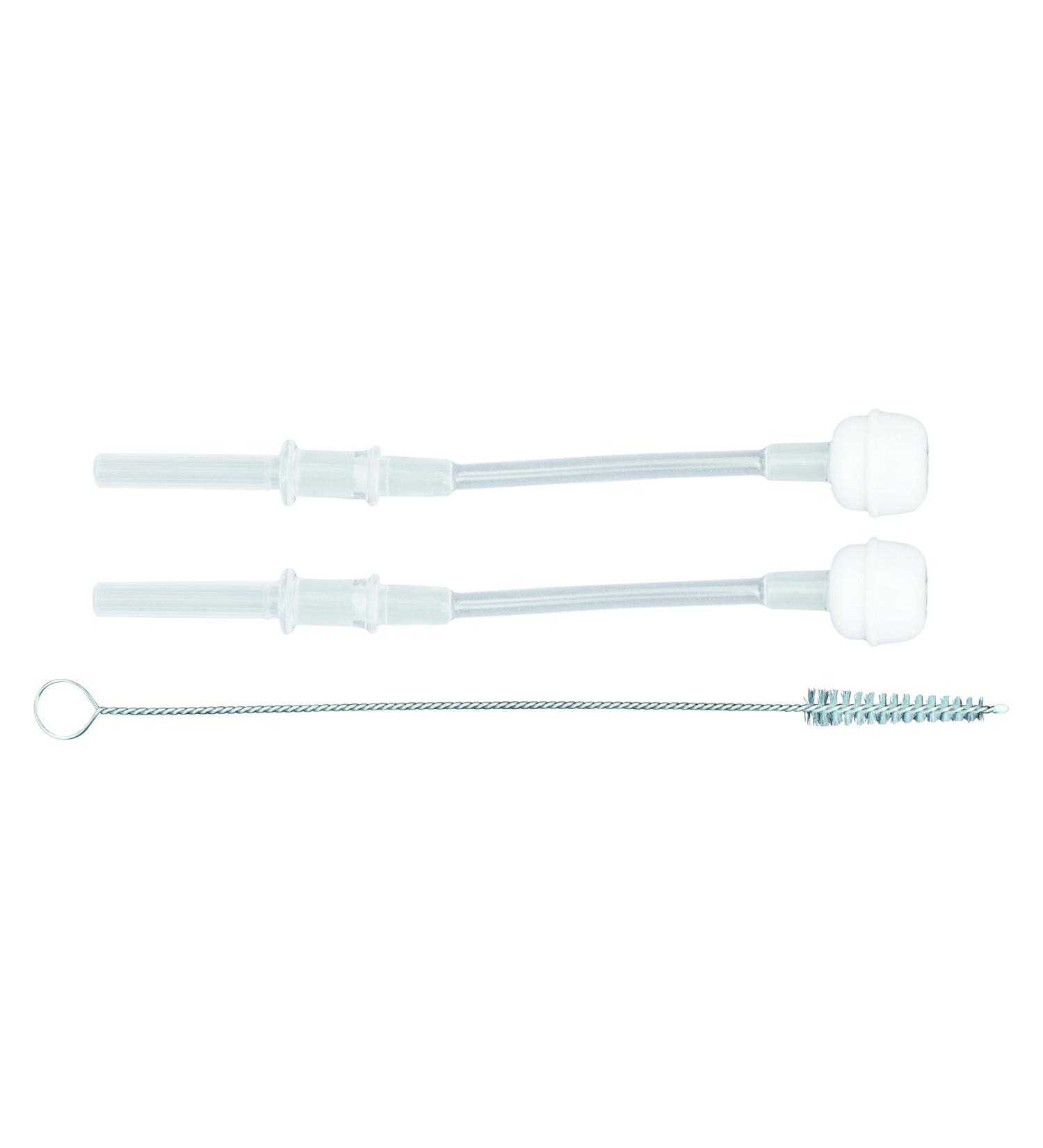 TUM TUM Weighted Straws & Brush Set - Ideal for Tippy Up Cup | Easy-to-Clean, BPA-Free - Buy Online on SooperMarket.com