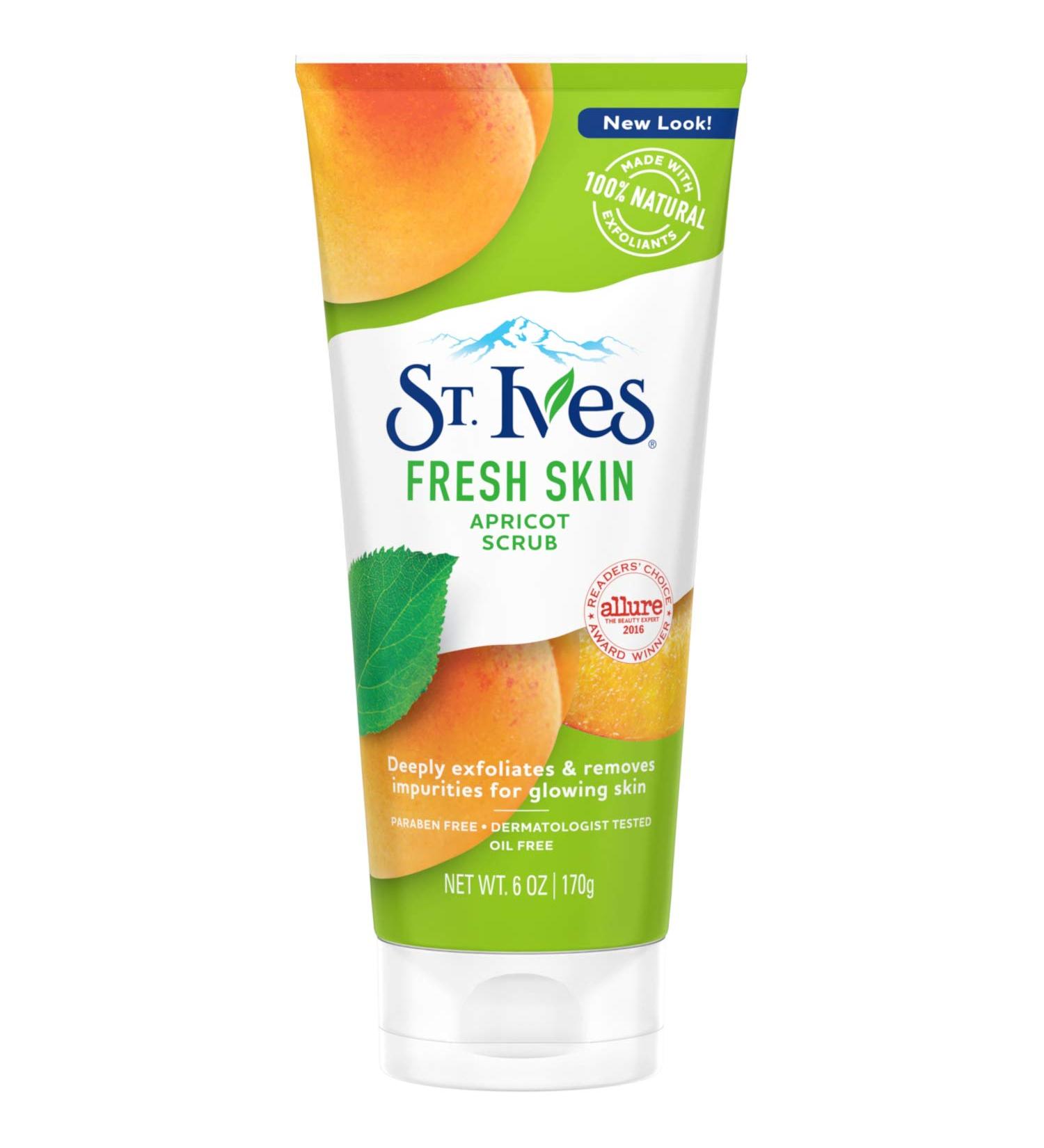 St. Ives Fresh Skin Apricot Scrub 6 Oz (Pack of 3) - Oil-Free & Invigorating - Buy Online on SooperMarket.com