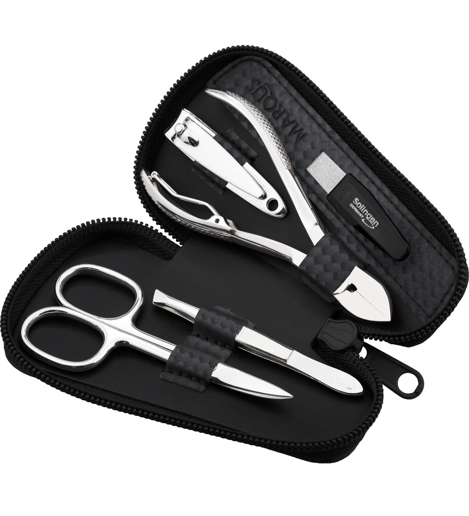 Marqus 5-Part Nail Set for Men and Women - Premium Solingen Manicure Kit - Travel-Friendly Nail Care Essential - Buy Online on SooperMarket.com