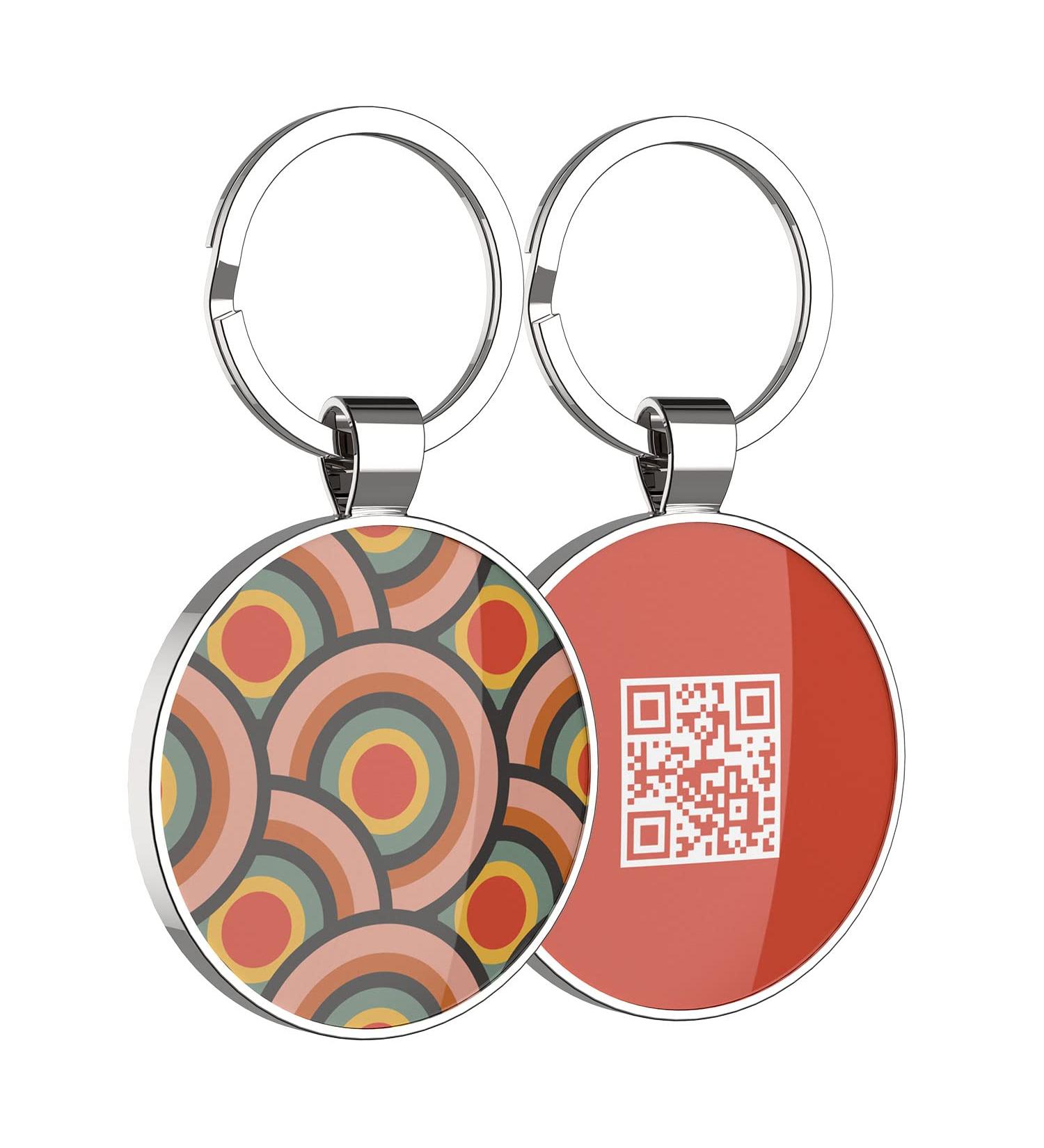 DISONTAG QR Code Dog ID - Personalized Social Page | Free Online Pet Profile | Modifiable Privacy Control (Round) A2 - Buy Online on SooperMarket.com