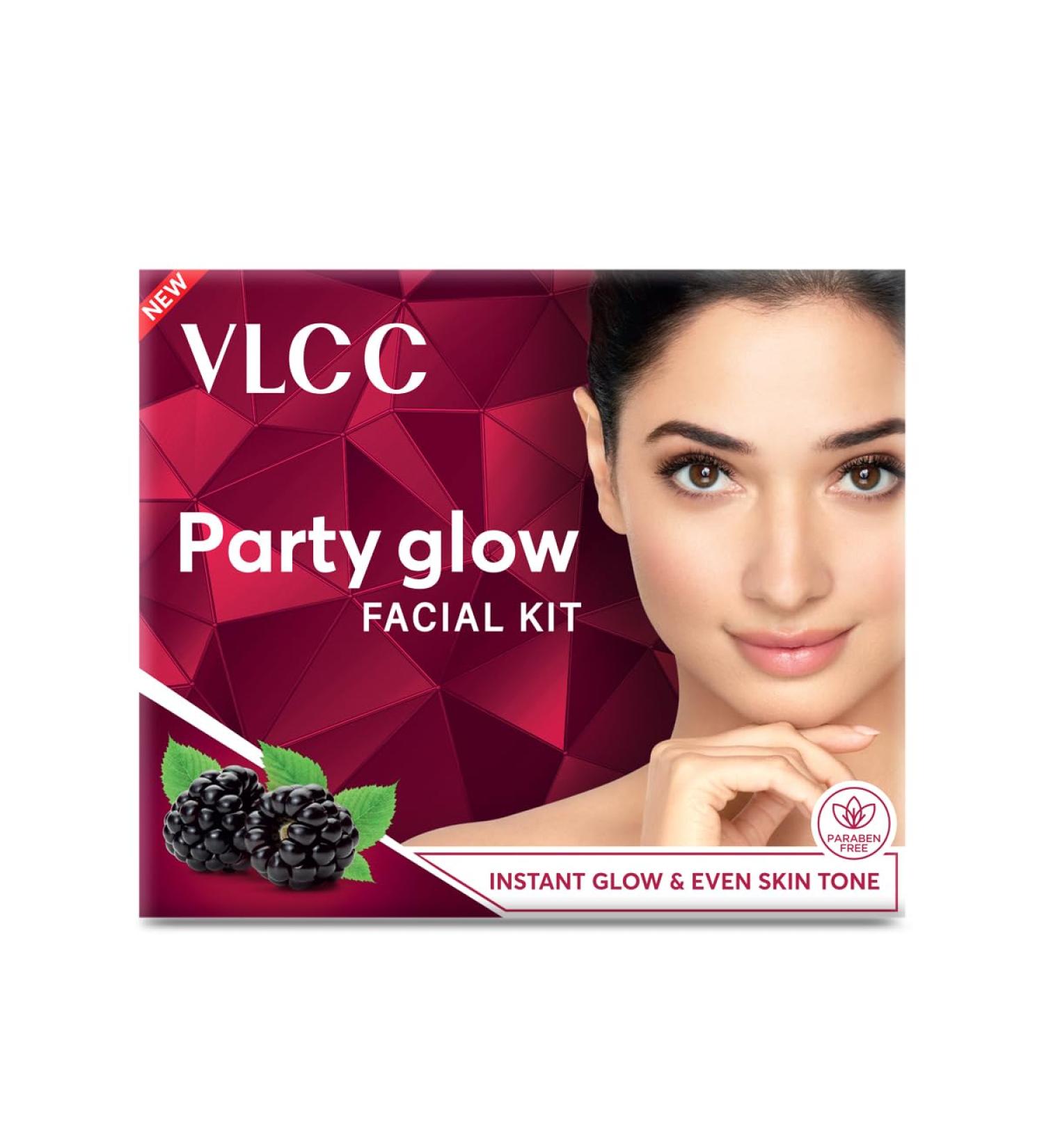 VLCC Facial Party Glow 60gm - Radiant Skin for Any Occasion | International Shipping - Buy Online on SooperMarket.com