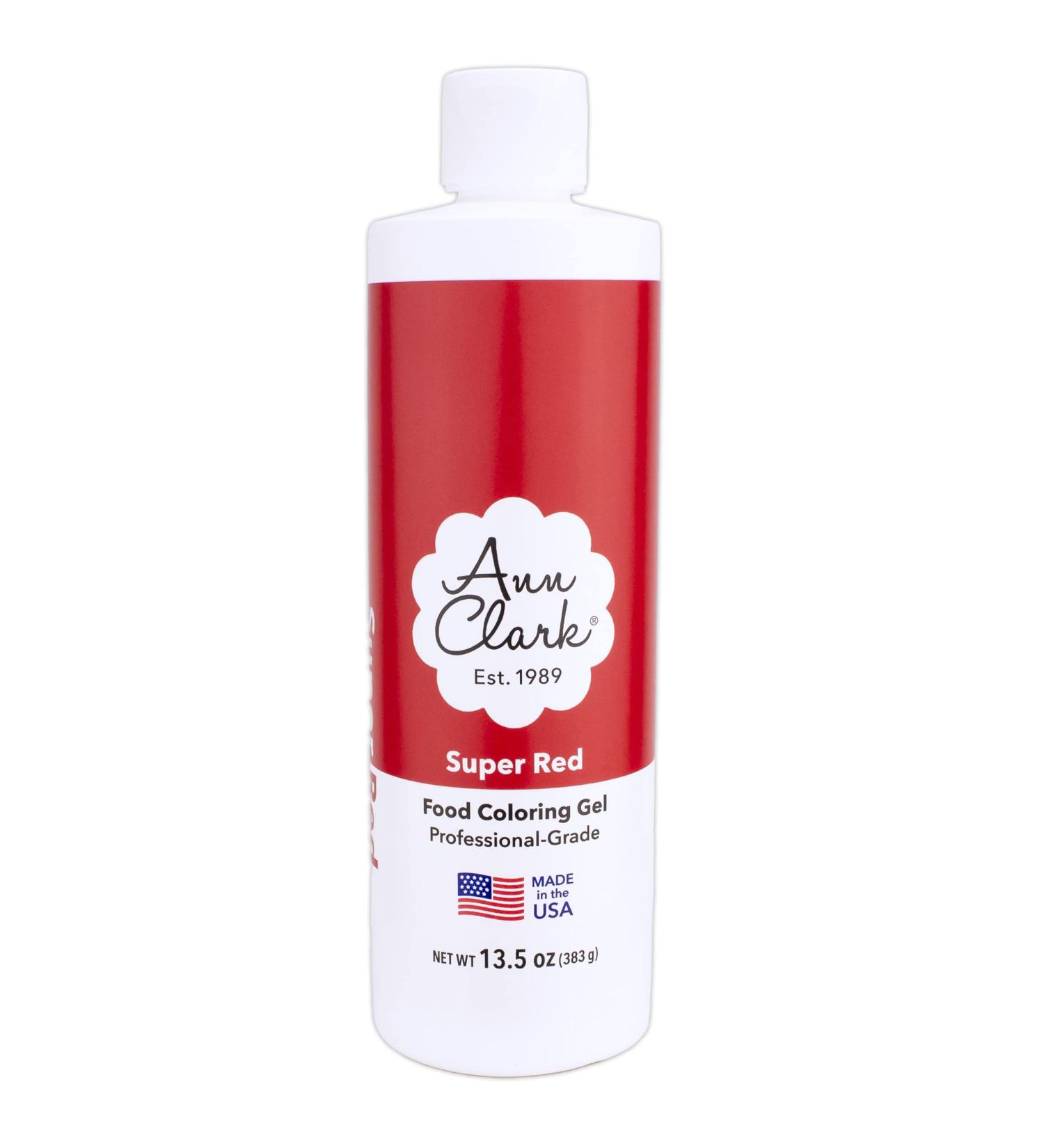 Ann Clark Super Red Food Coloring Gel Extra Large 13.5 oz Professional Grade Made in USA - Buy Online on SooperMarket.com