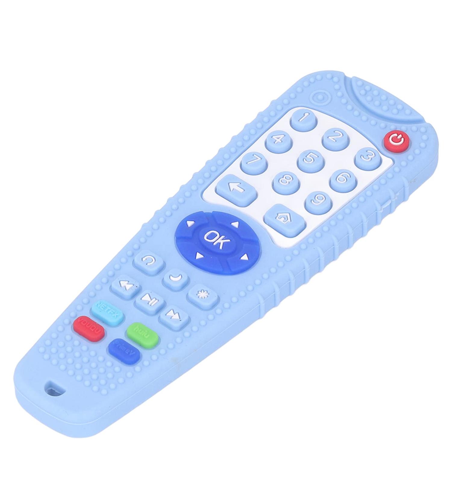 Remote Controlled Baby Teether Toy - Bright Colors, Multiple Buttons - Blue - Buy Online on SooperMarket.com