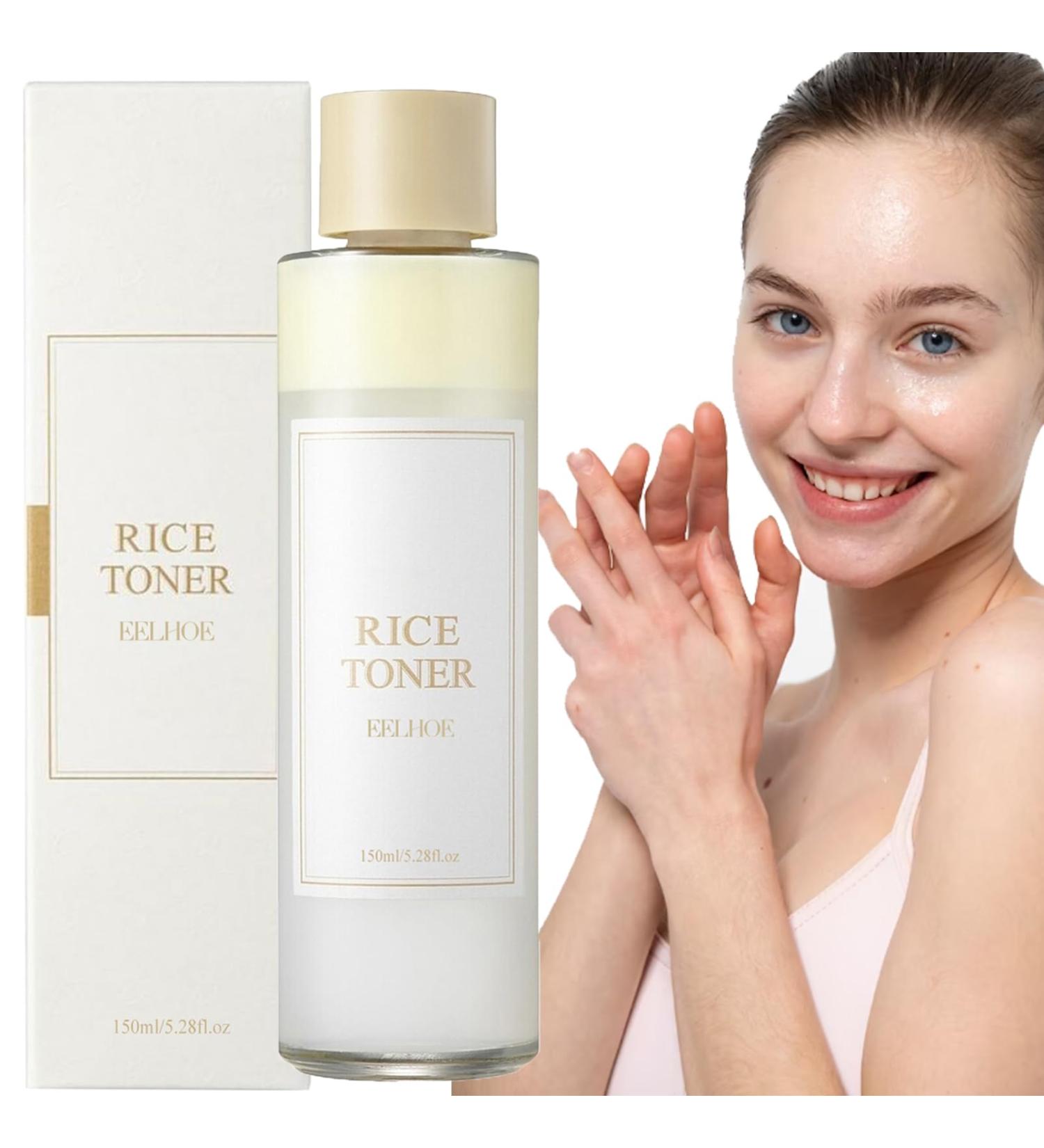 Rice Toner 150ML Smoothing Pore Minimizer & Moisturising Facial Toner - Niacinamide Essence for Dry Skin - Redness & Exfoliating - 1pc - Buy Online on SooperMarket.com