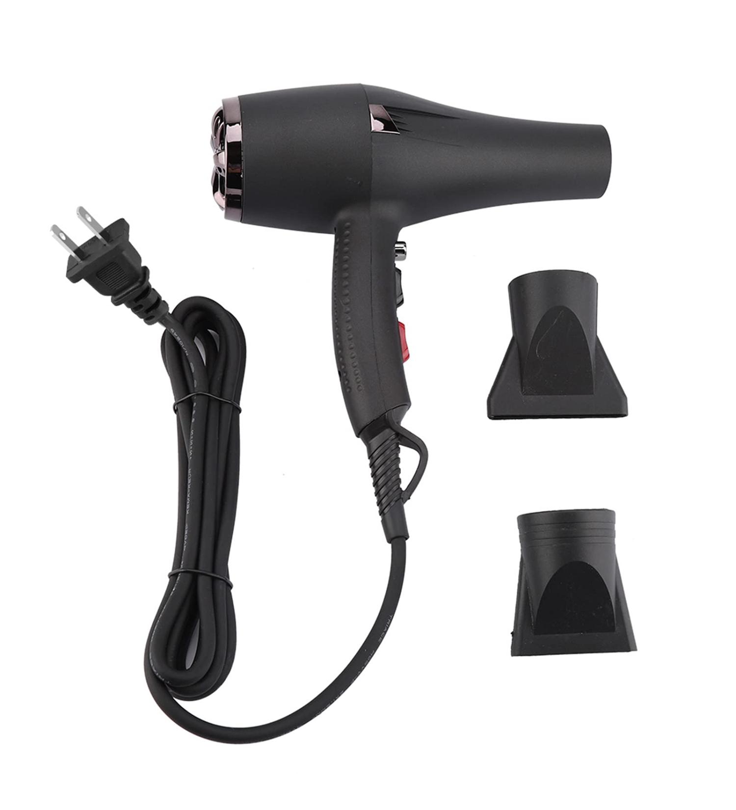 Blow Dryer with 2 Nozzle 2000w Hot Cold Wind Hair Dryer Household Electric Blower for Hair Styling for Women Curly Hair(US Plug 110V) - Buy Online on SooperMarket.com