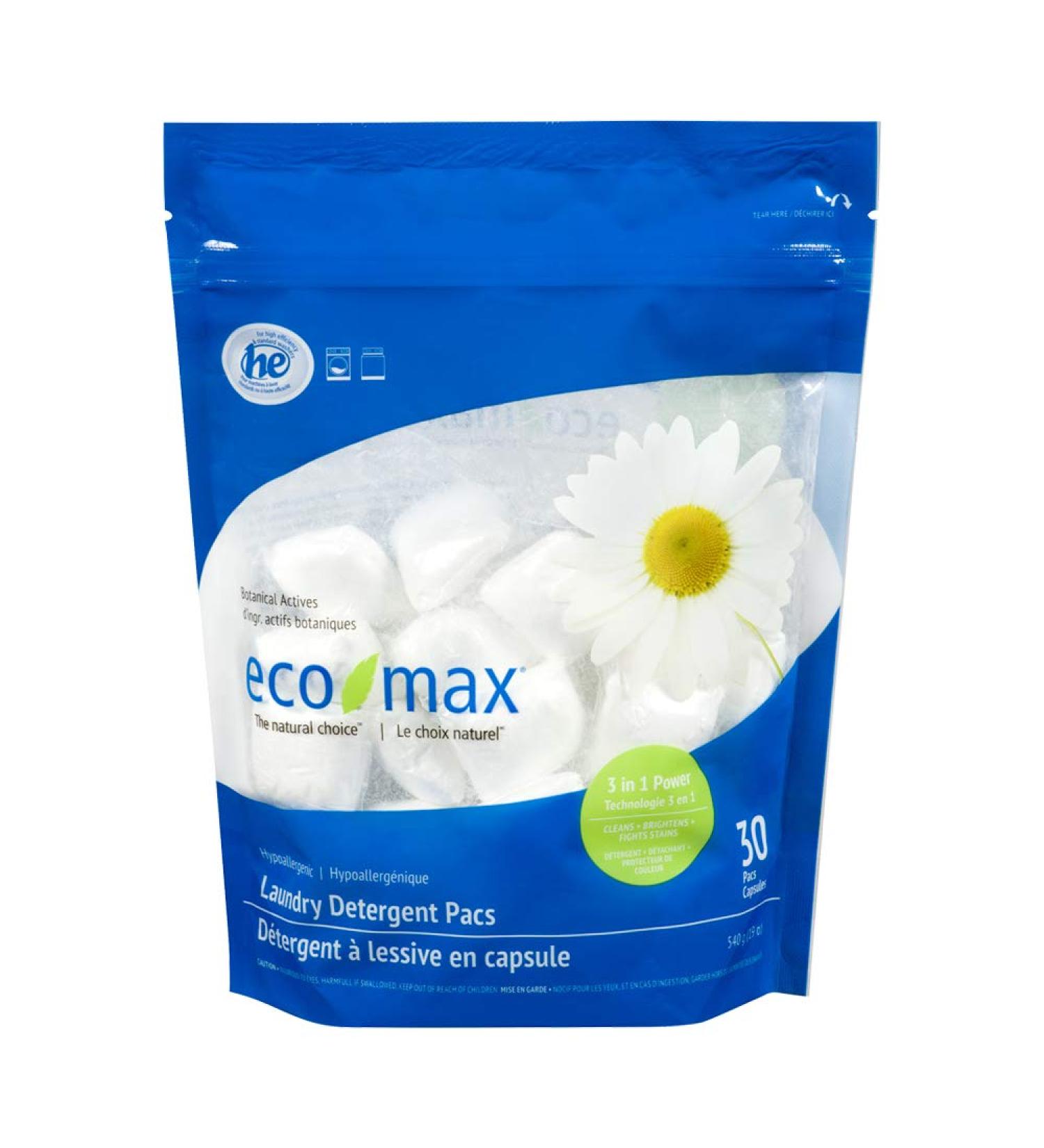 ECOMAX Hypoallergenic Automatic Laundry Pacs 800 ML