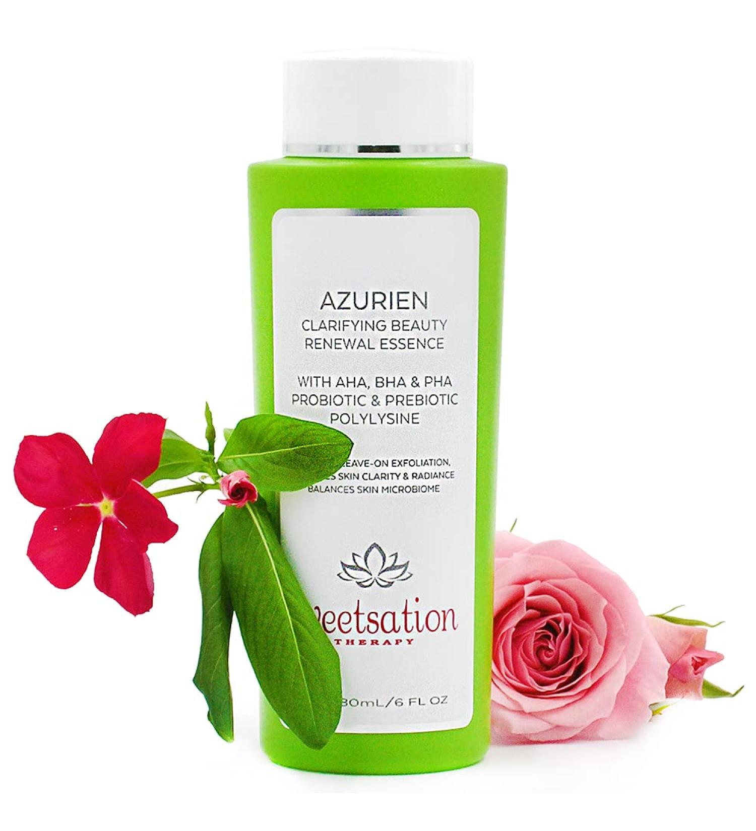Sweetsation Therapy YUNASENCE AZURIEN Clarifying Beauty Renewal Essence 6oz - Exfoliate & Renew with 7 AHA+BHA+PHA - International Shipping Available - Buy Online on SooperMarket.com