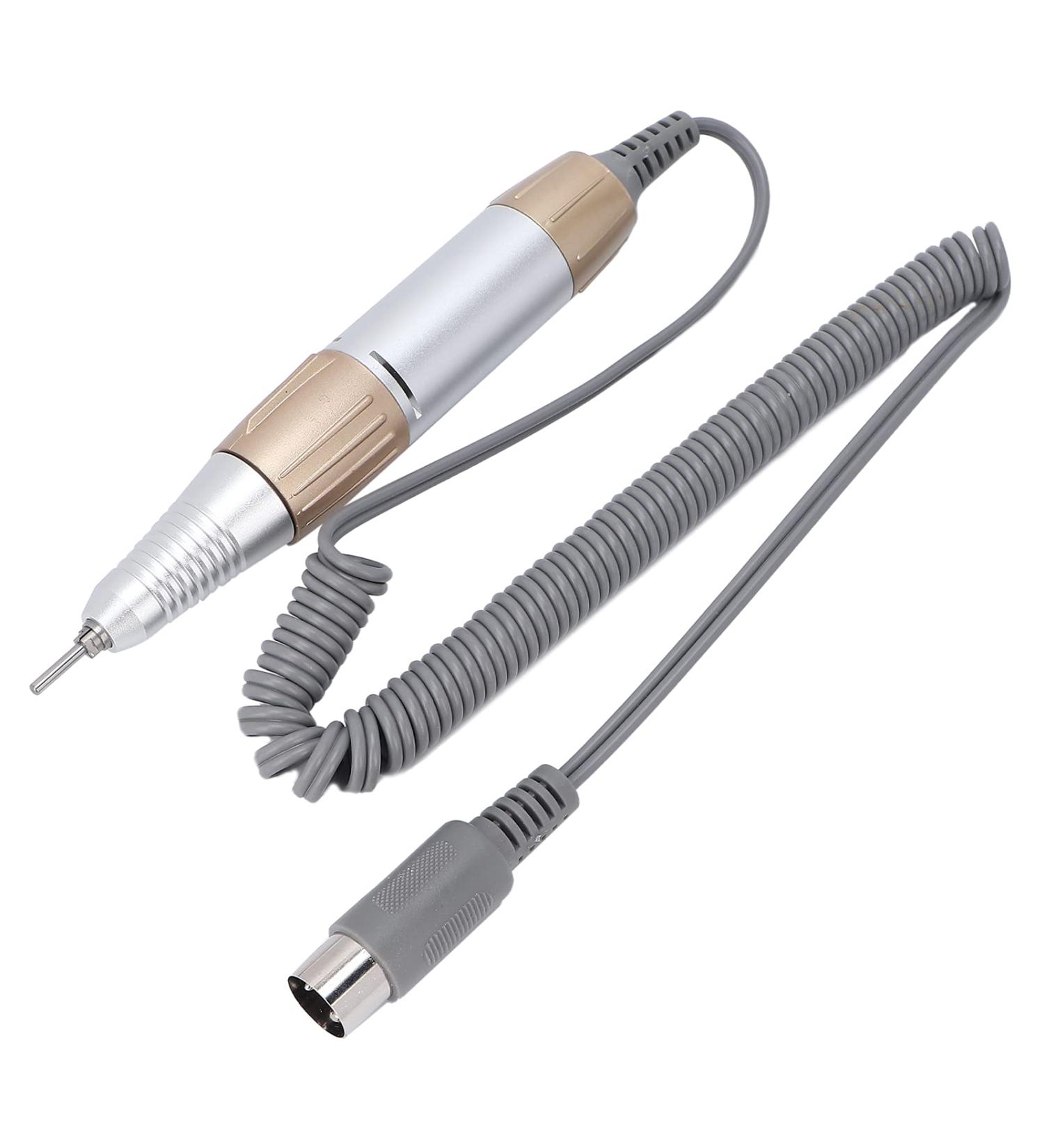 Golden Electric Nail Drill Handle 35000rpm Low Noise Handpiece Cutter - Manicure Pen Accessory - Buy Online on SooperMarket.com