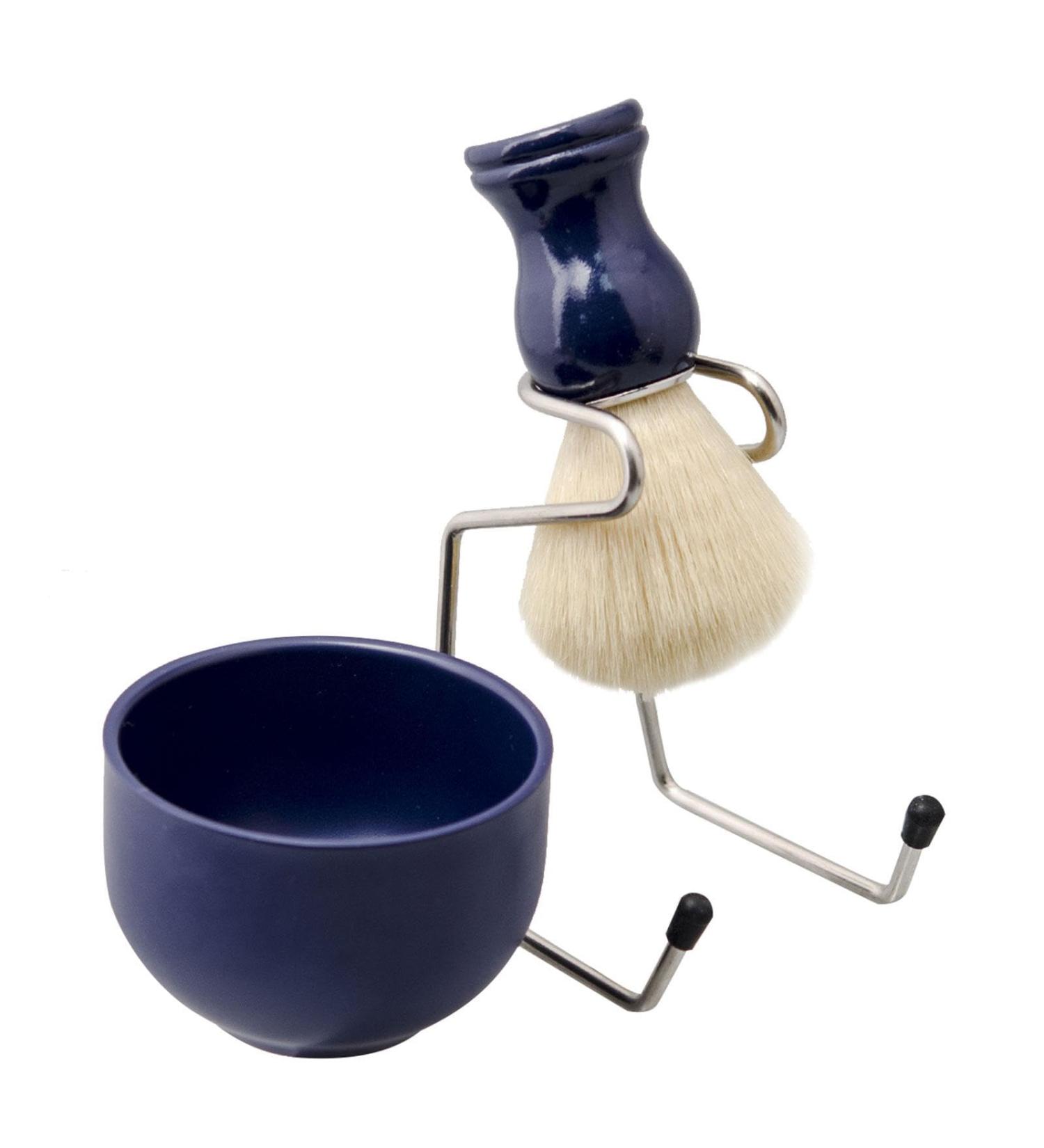 Mag IDeal 3X Men's Shaving Brush & Bowl Set - Professional Beard Care Tool & Foam Bowl | Perfect Father's Day Gift - Buy Online on SooperMarket.com